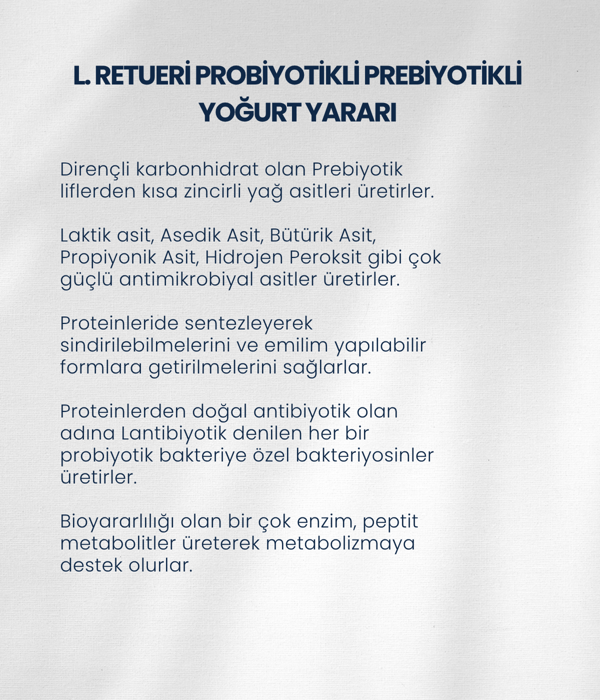 L.reuteri Yoğurt Mayası 30 Kapsül