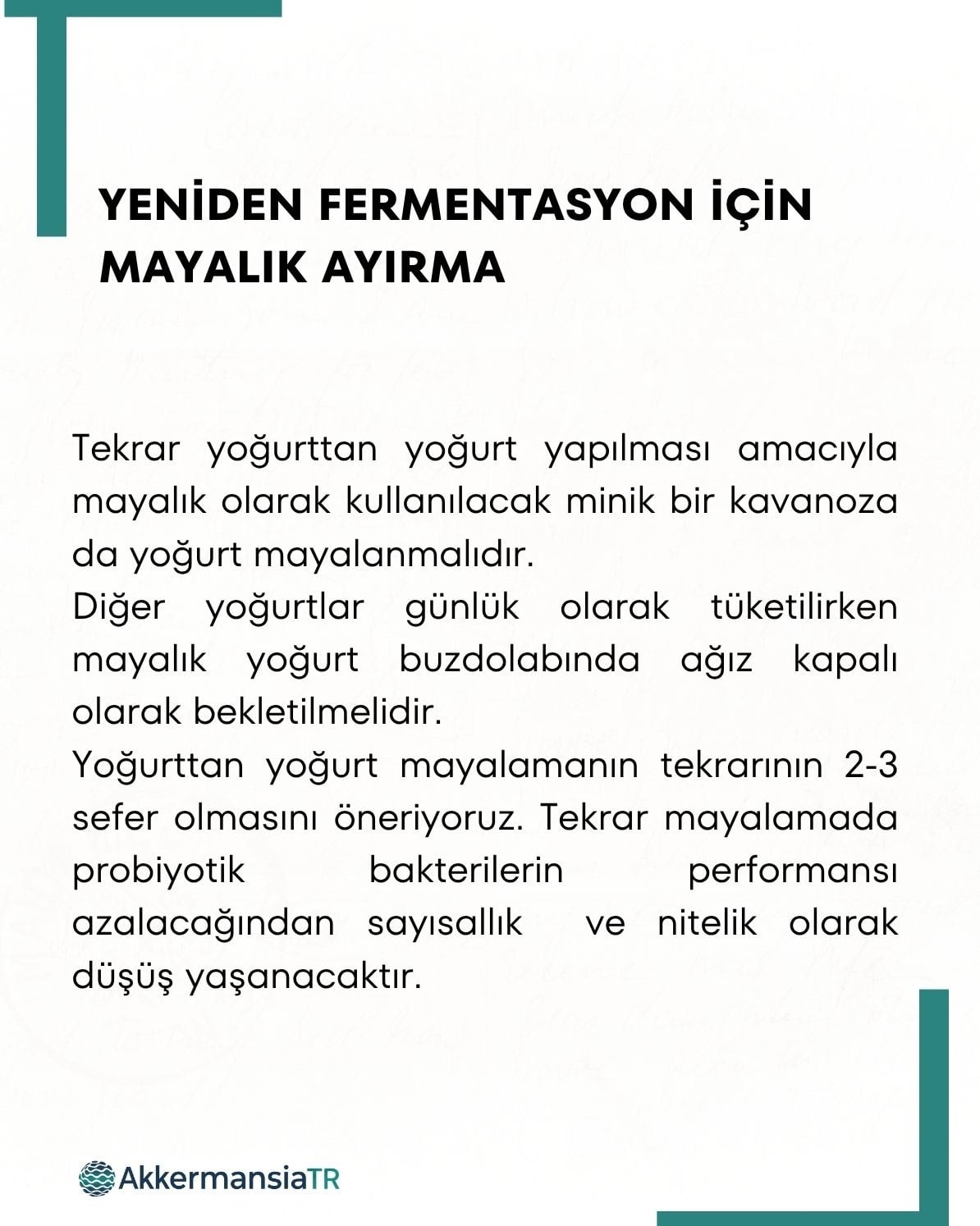L.reuteri Yoğurt Mayası 30 Kapsül