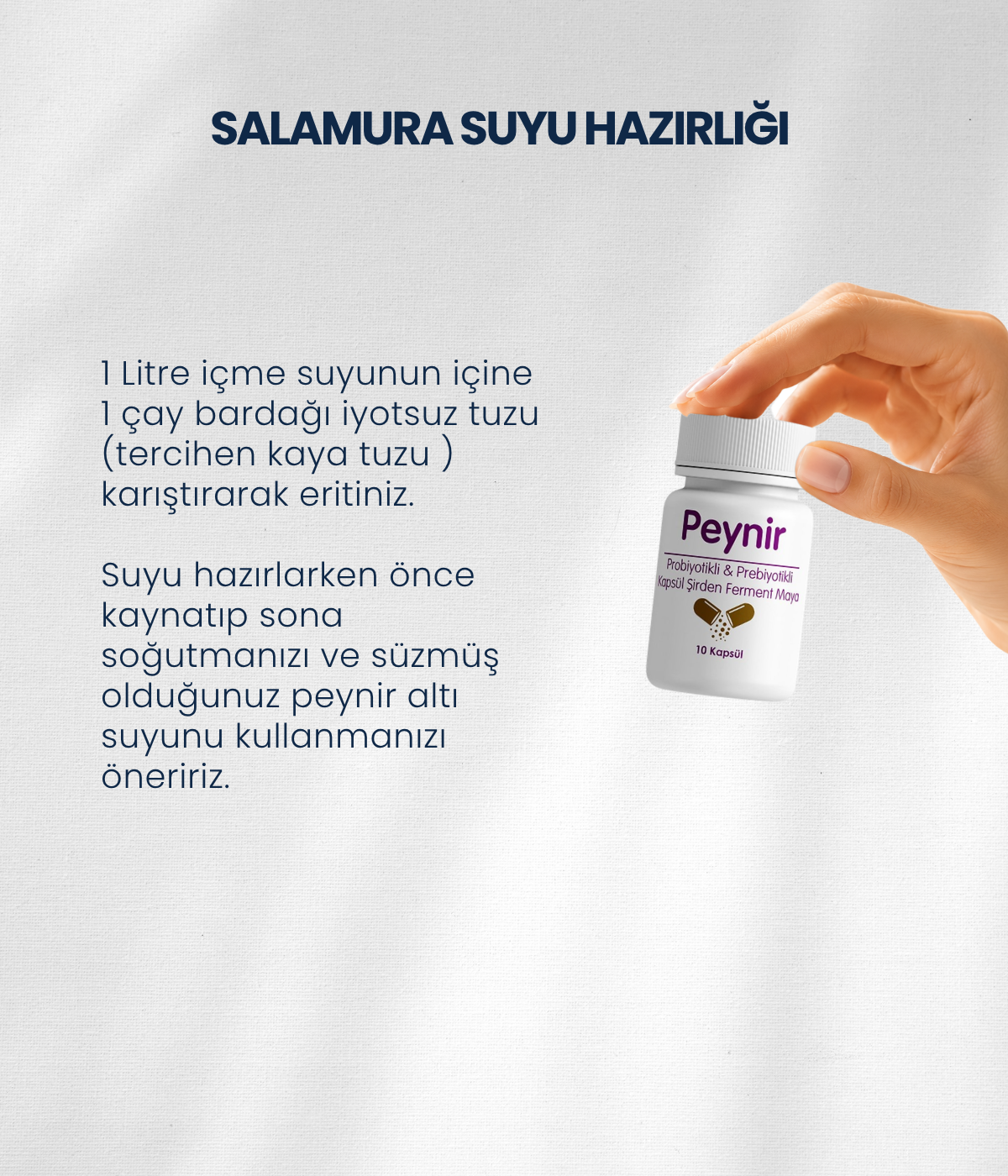 Peynir Mayası 10 Kapsül