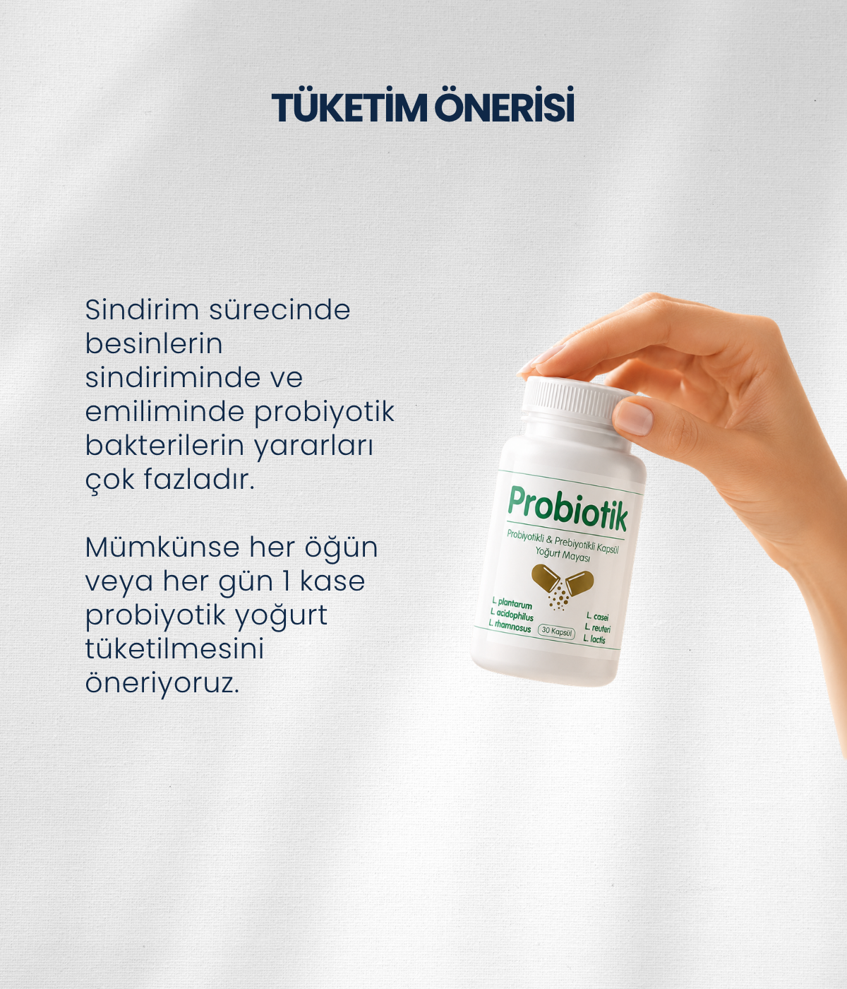 Probiyotik Yoğurt Mayası 30 Kapsül