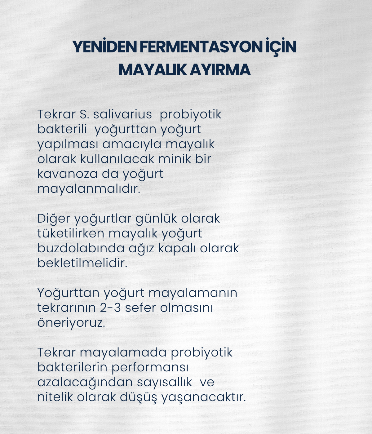S.salivarius Yoğurt Mayası 30 Kapsül