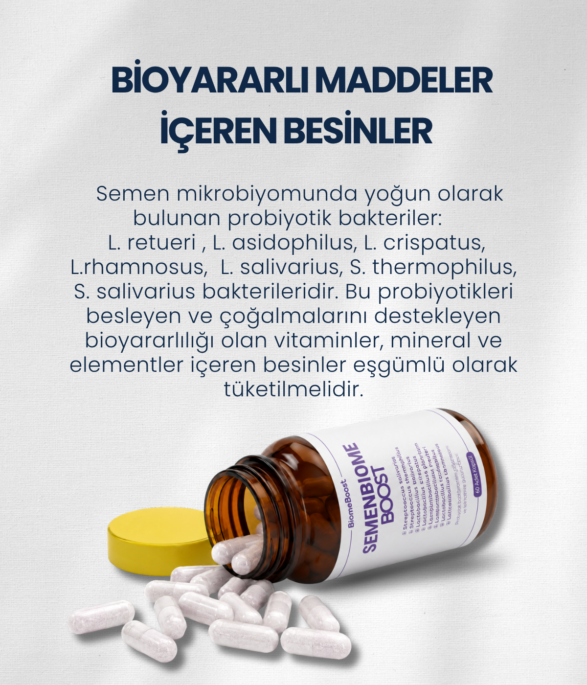 SemenBiomeBoost 60 Kapsül