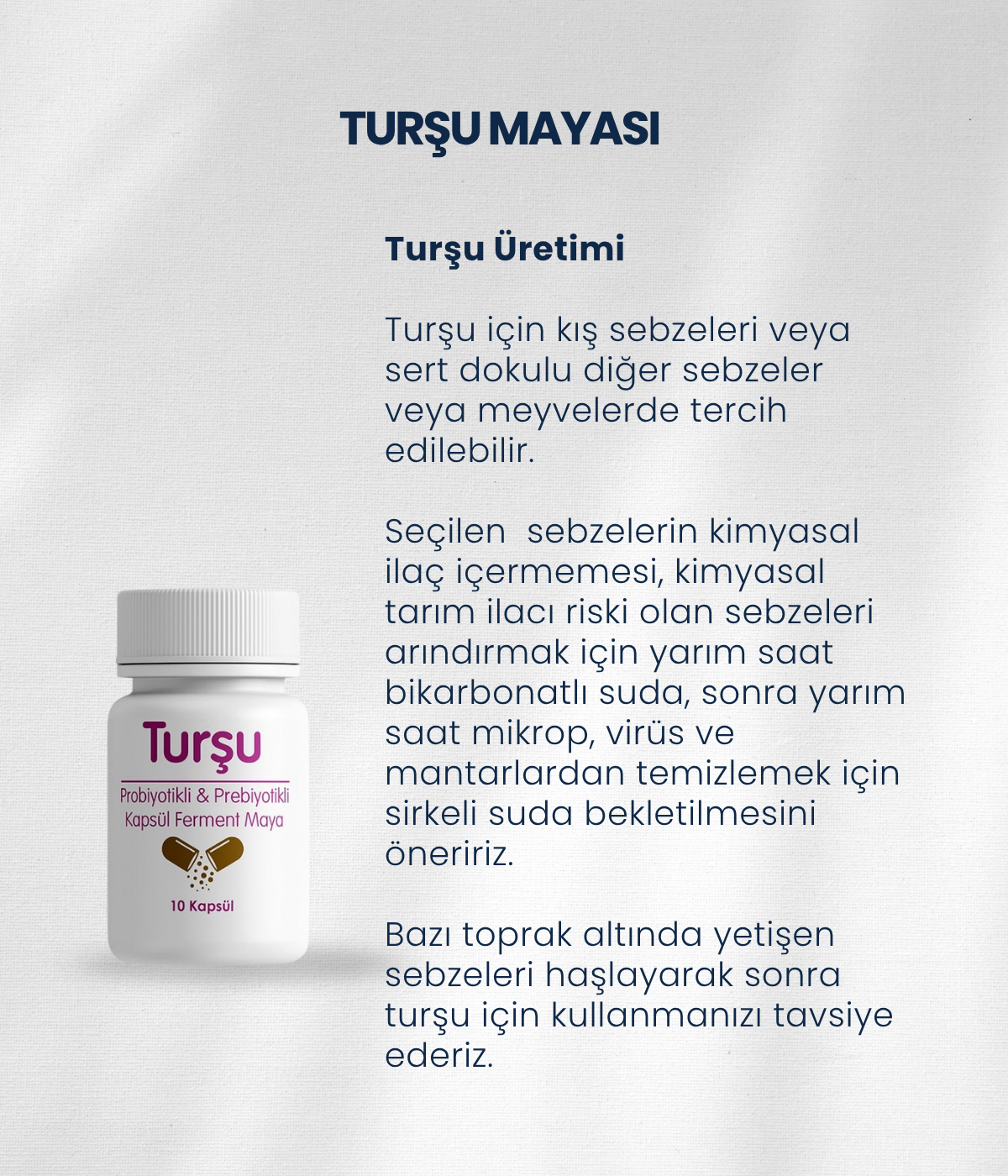 Turşu Mayası 10 Kapsül