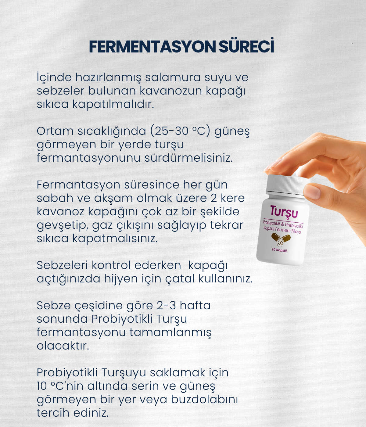 Turşu Mayası 10 Kapsül