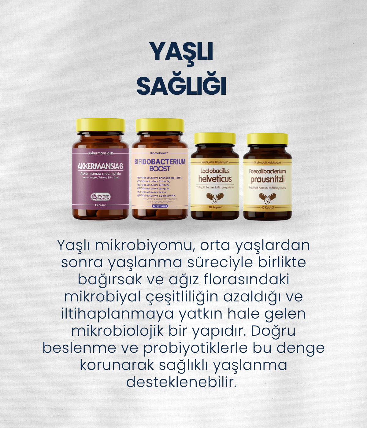 Yaşlı Sağlığı Probiyotik Seti