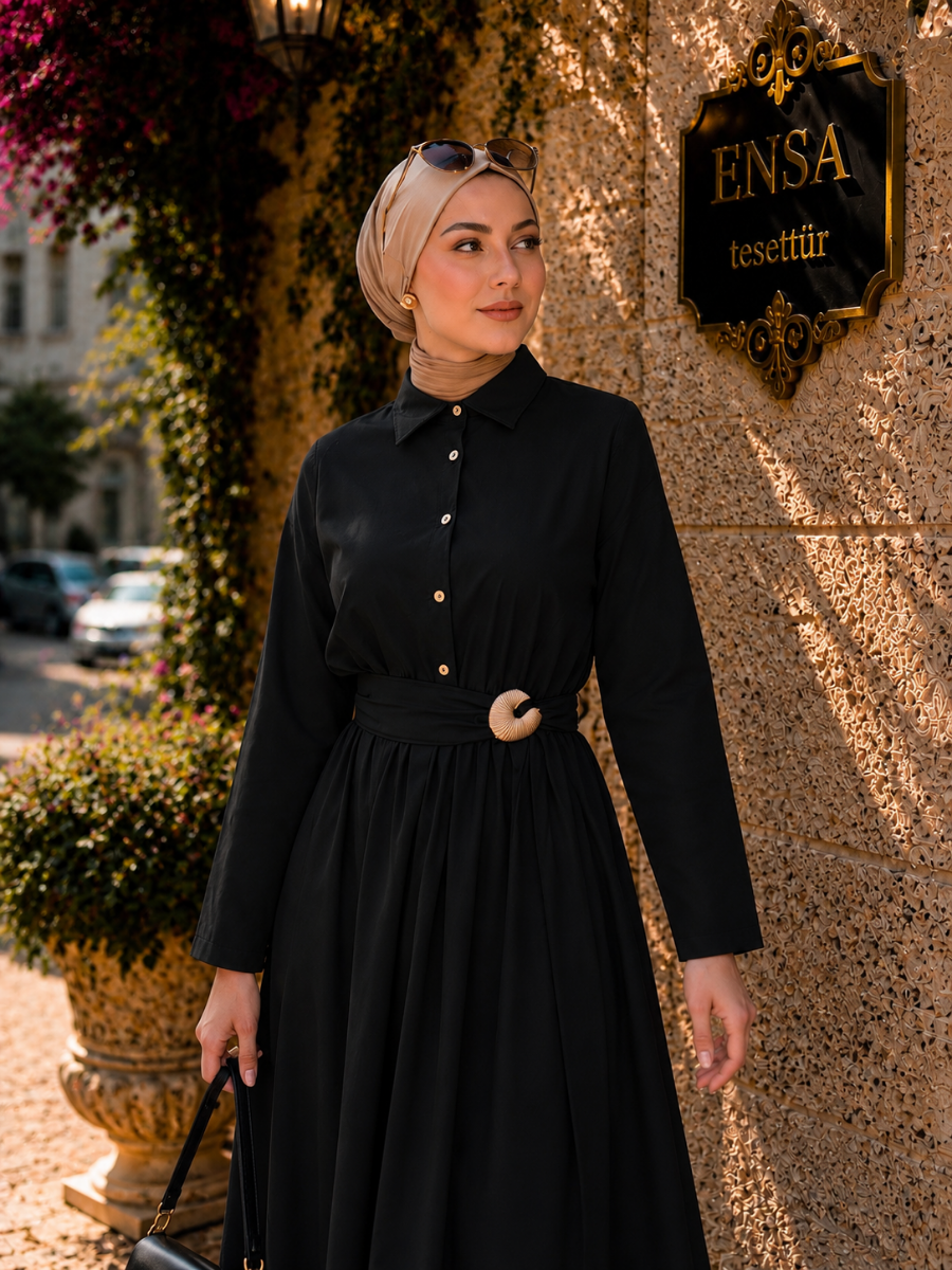 Alya Elbise Siyah