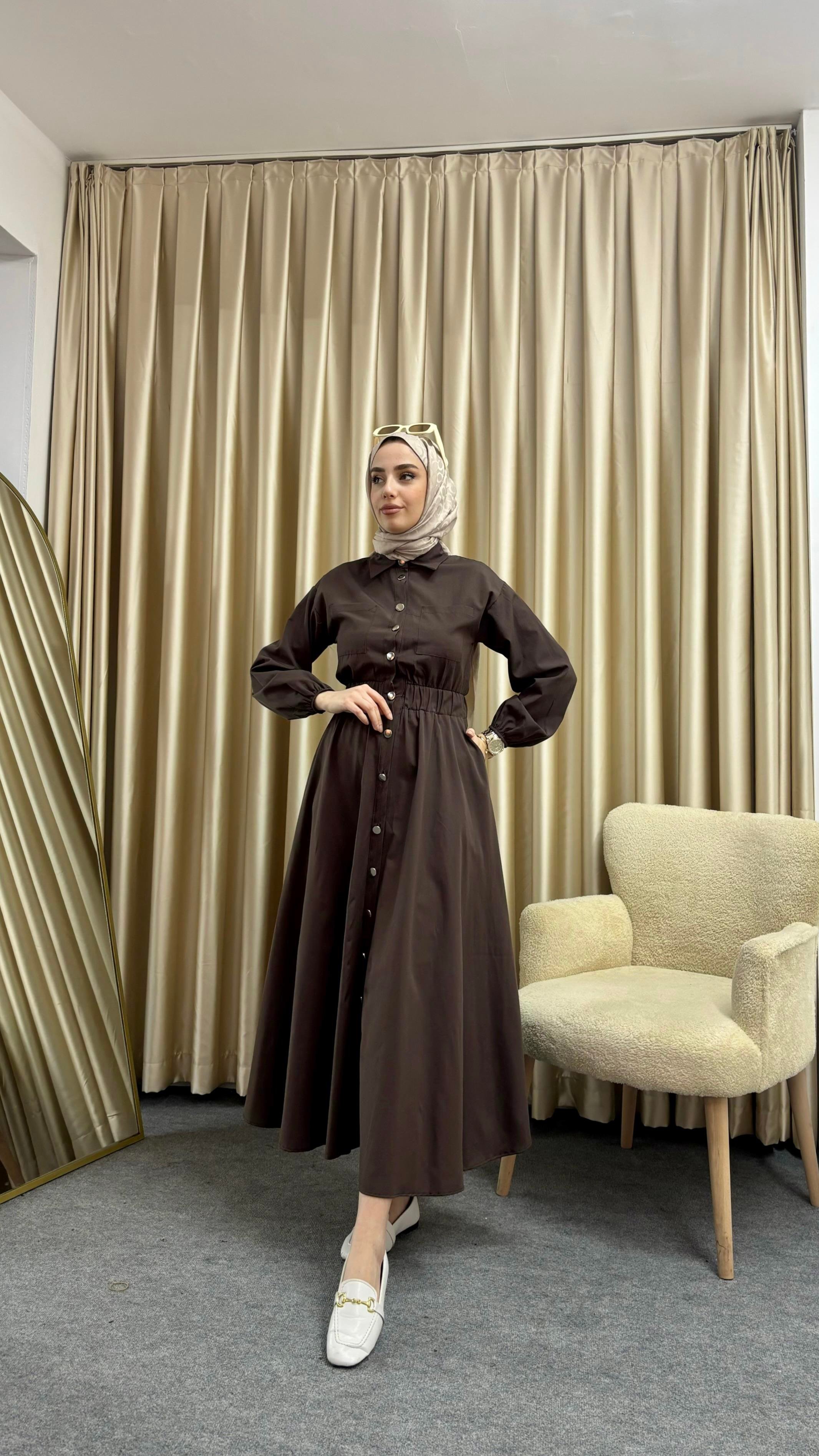 Rapalin Elbise Kahve