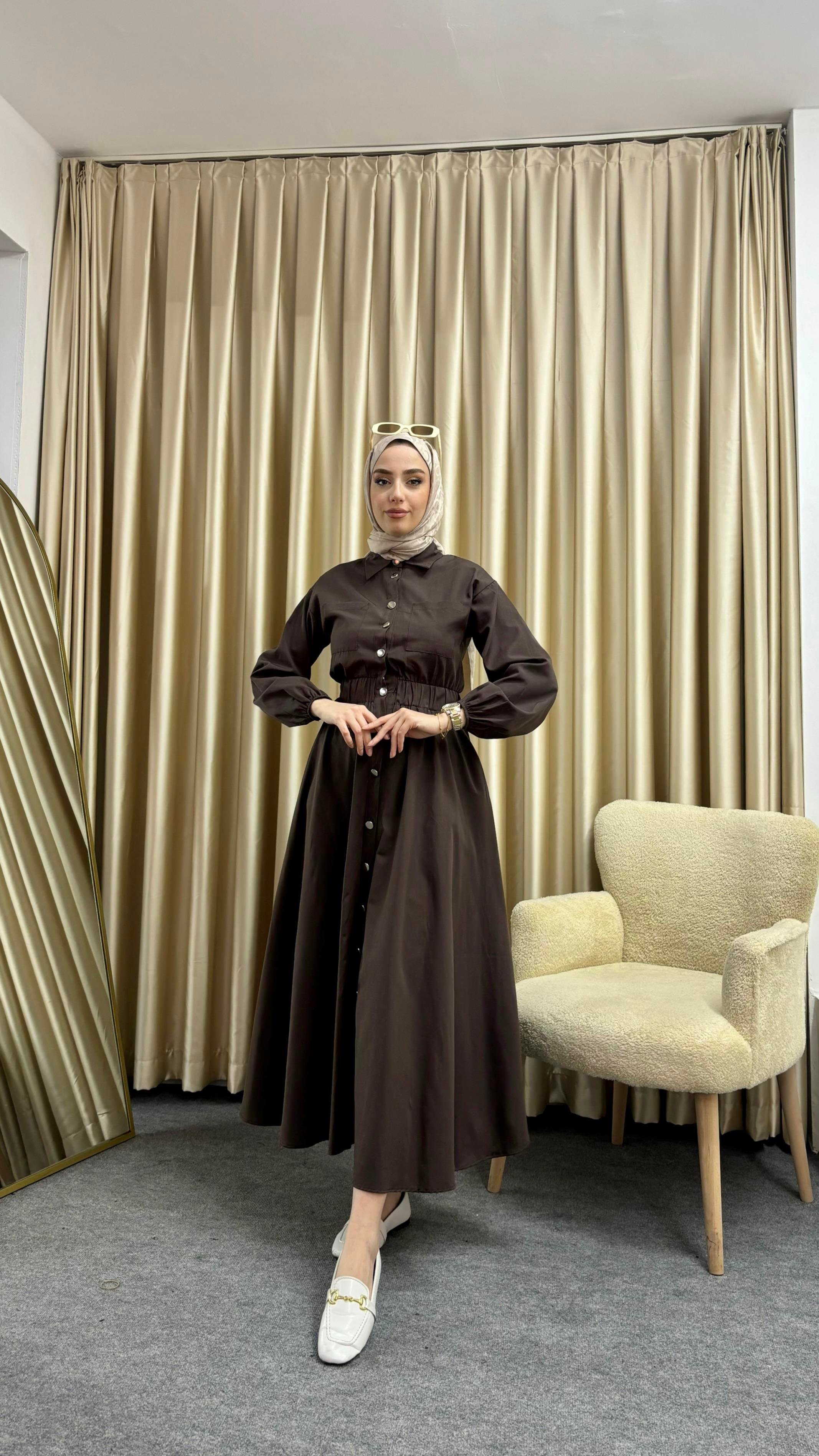 Rapalin Elbise Kahve