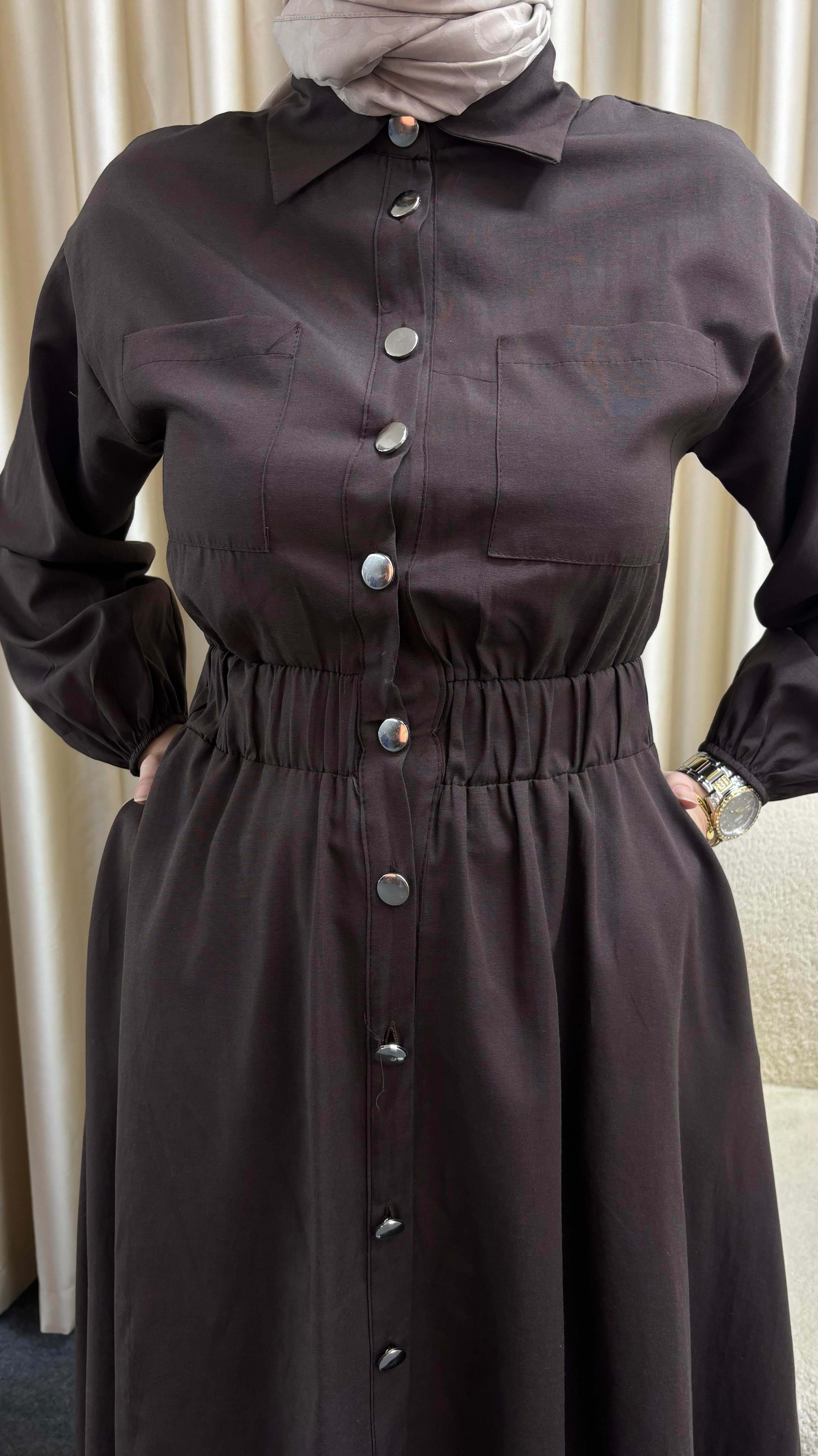 Rapalin Elbise Kahve