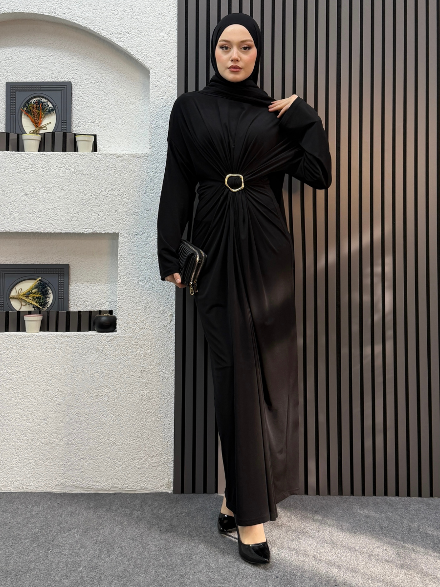 Ruby Sandy Elbise Siyah