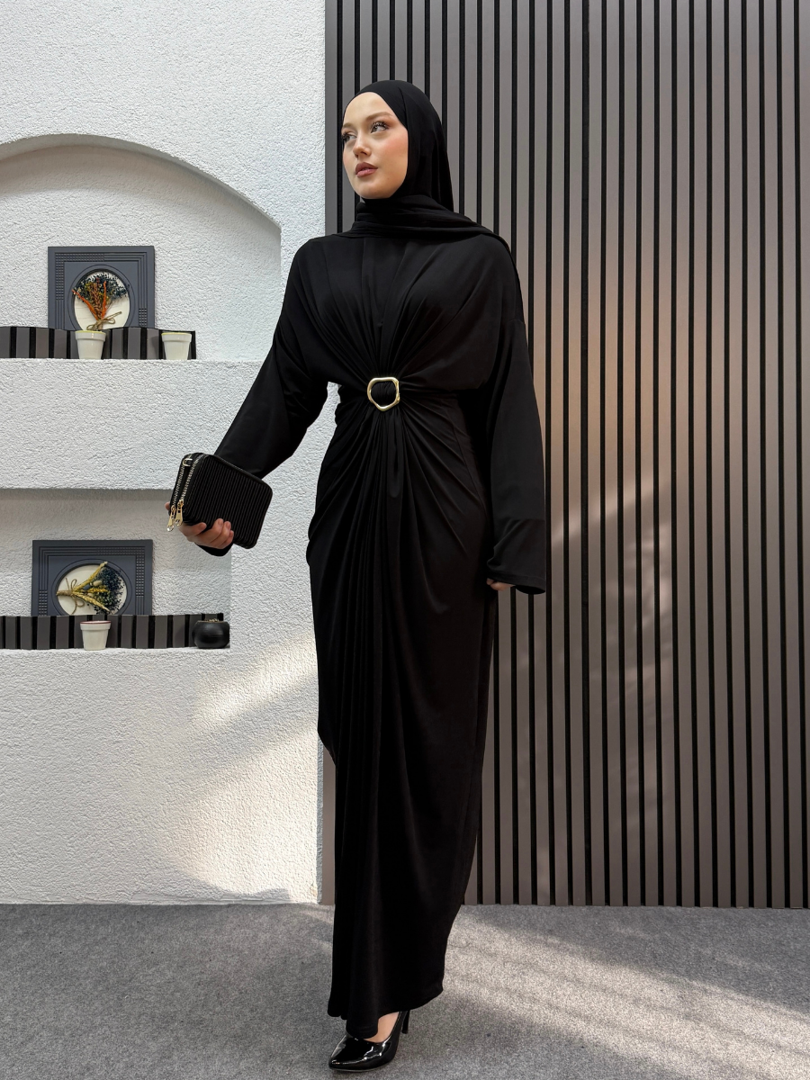 Ruby Sandy Elbise Siyah