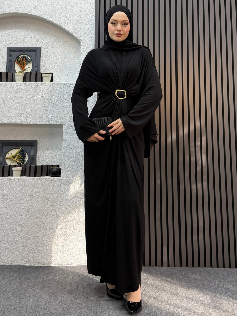 Ruby Sandy Elbise Siyah