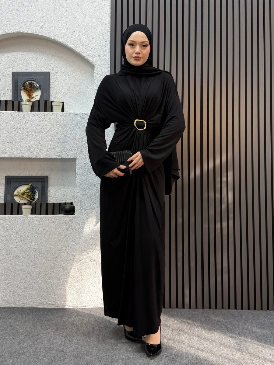 Ruby Sandy Elbise Siyah