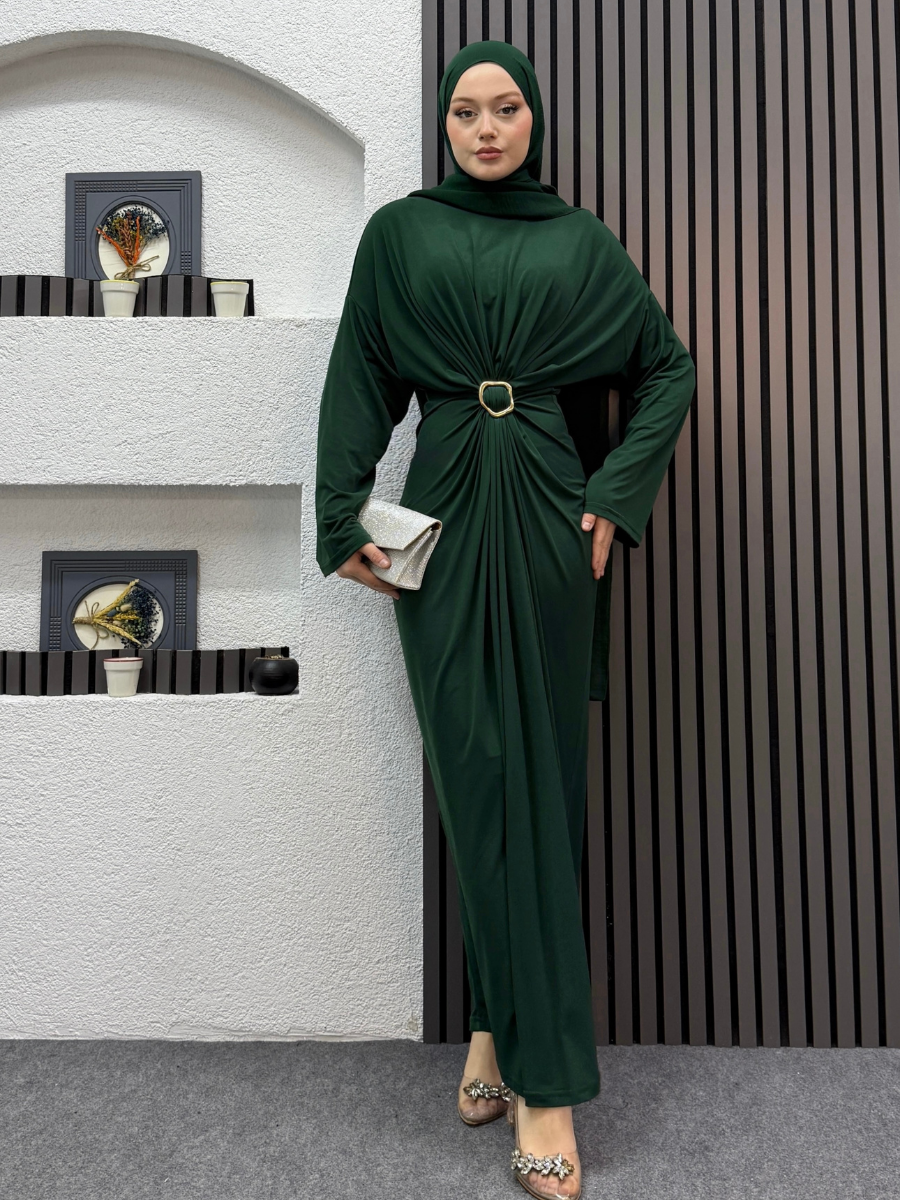 Ruby Sandy Elbise Yeşil