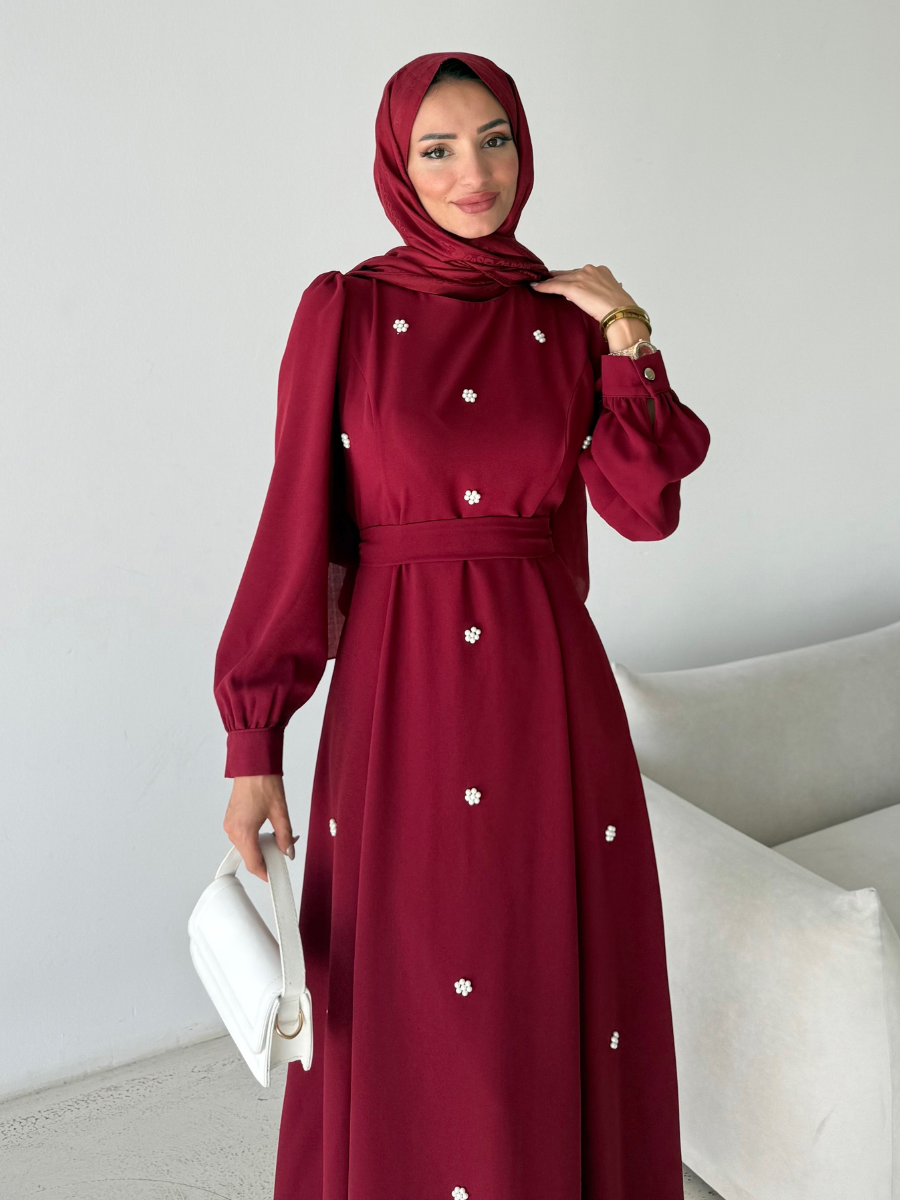 Sevgi Elbise Bordo
