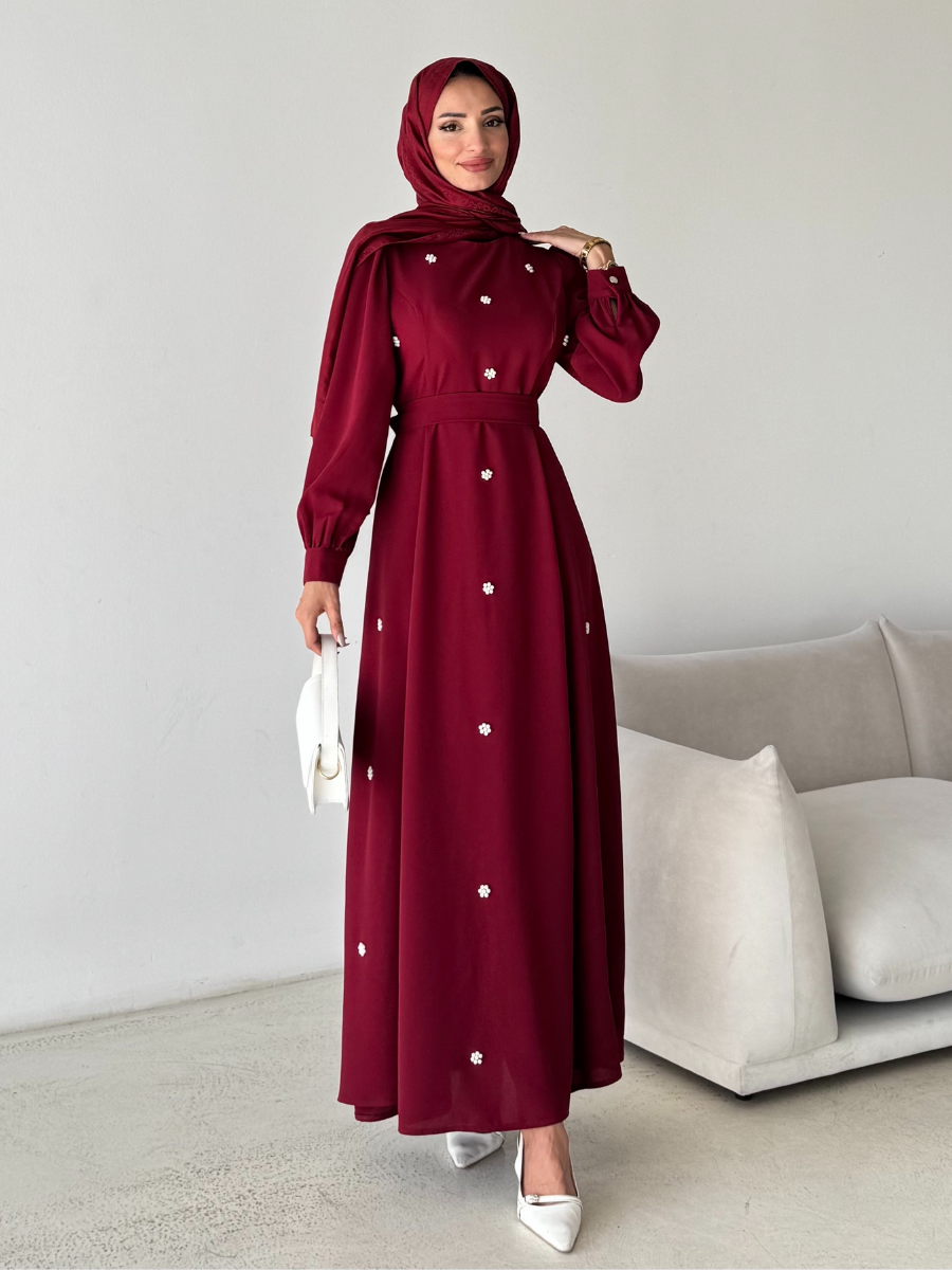 Sevgi Elbise Bordo