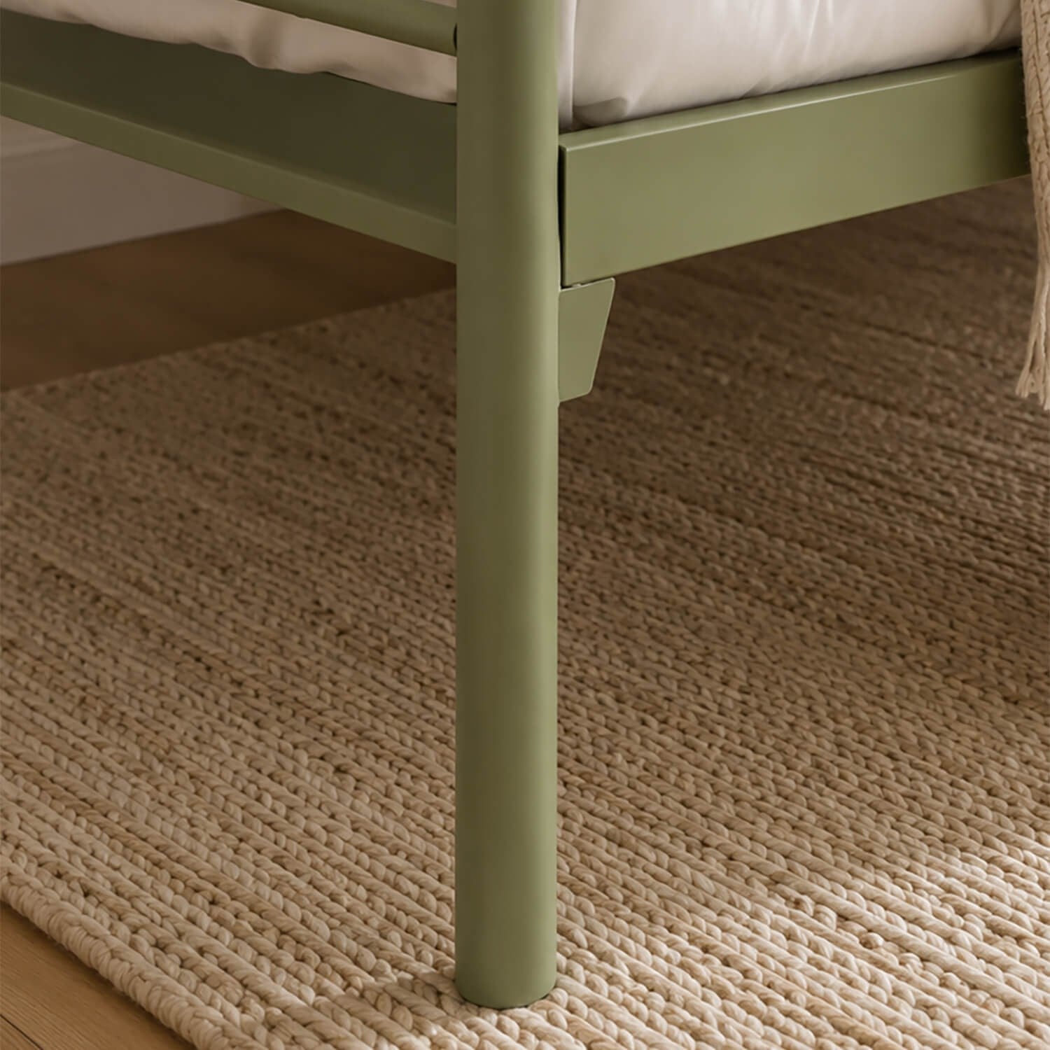 Unimet Daily Daybed Tek Kişilik Yeşil Metal Karyola
