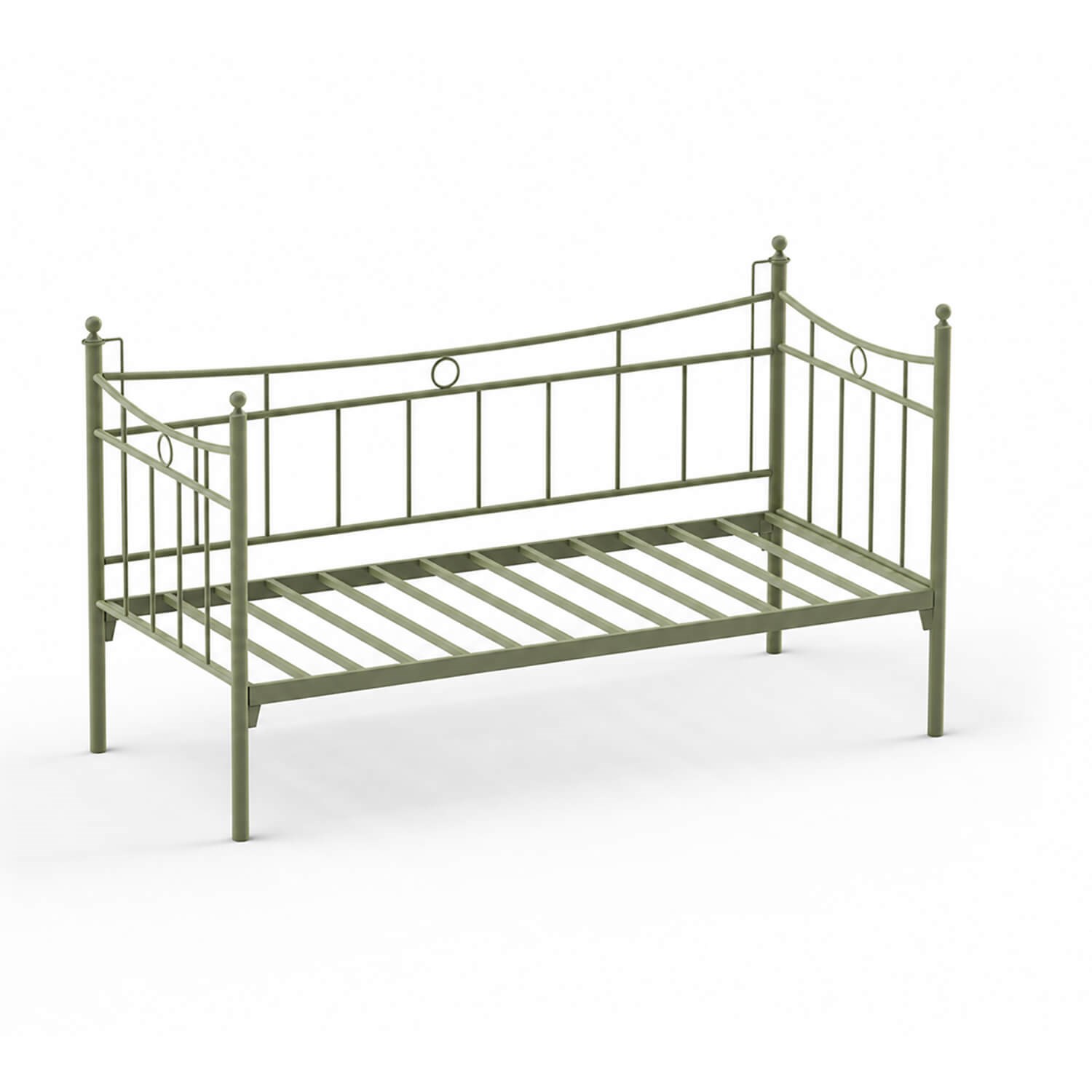 Unimet Daily Daybed Tek Kişilik Yeşil Metal Karyola