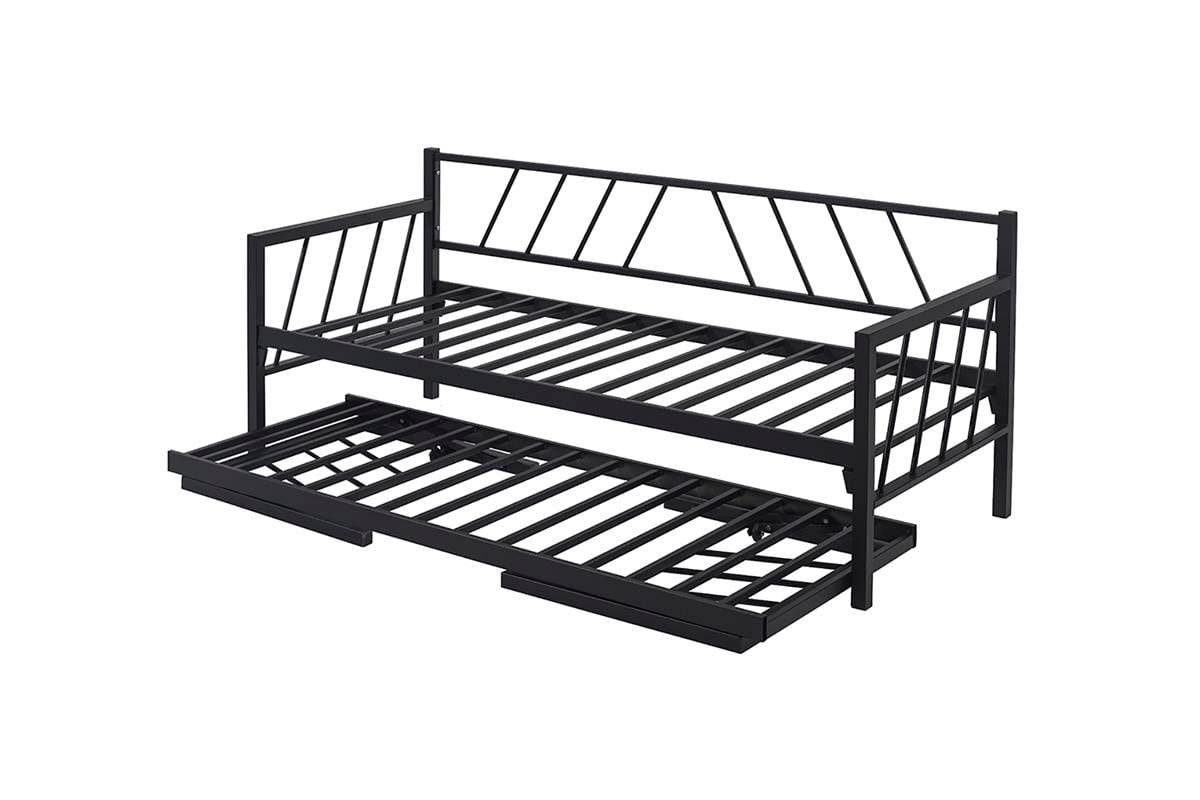 Unimet Glory Yavrulu Daybed-Yataklar Dahil-Çift Tek Kişilik Metal Karyola