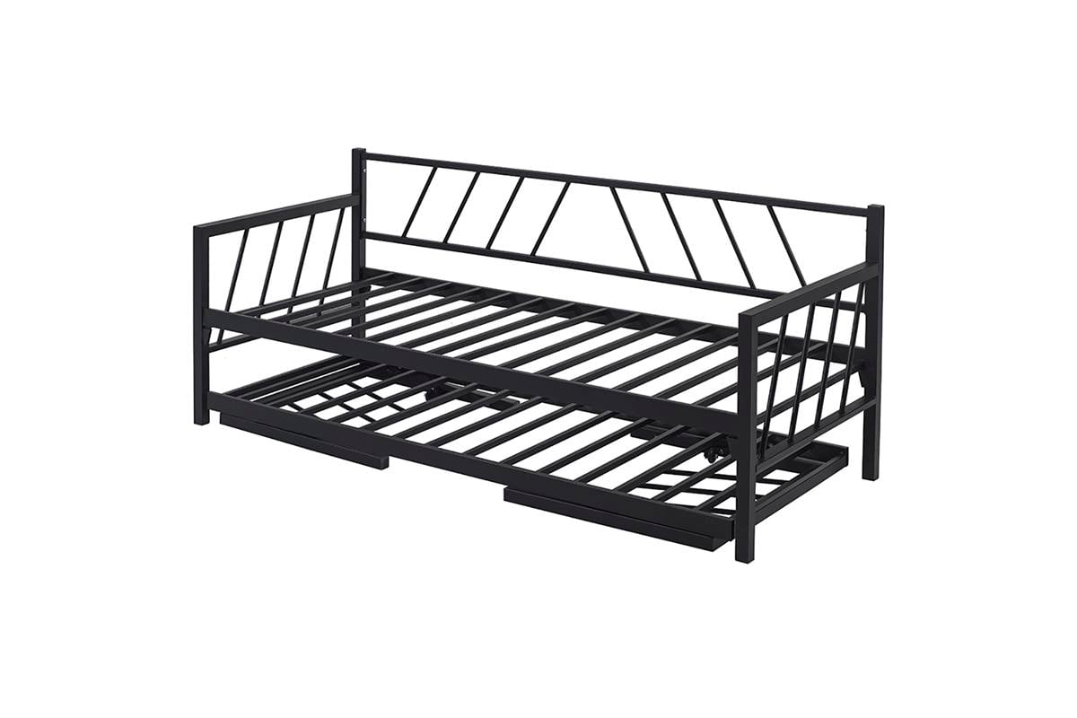 Unimet Glory Yavrulu Daybed-Yataklar Dahil-Çift Tek Kişilik Metal Karyola