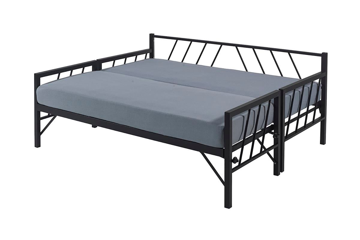 Unimet Glory Yavrulu Daybed-Yataklar Dahil-Çift Tek Kişilik Metal Karyola