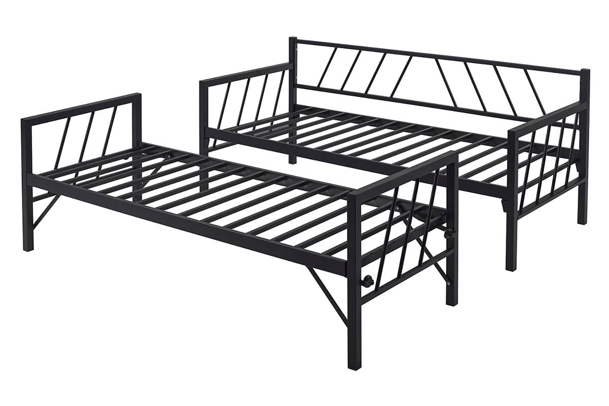 Unimet Glory Yavrulu Daybed-Yataklar Dahil-Çift Tek Kişilik Metal Karyola
