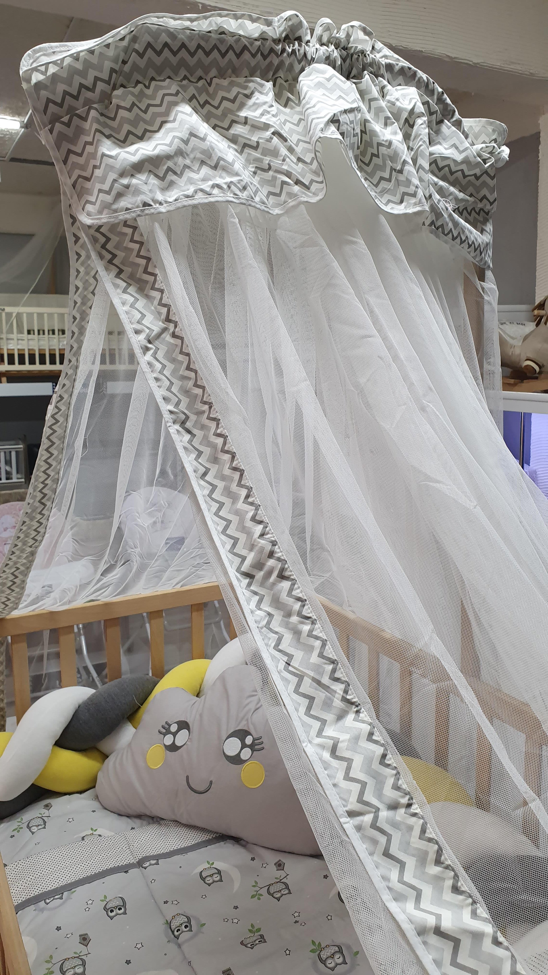 ABC Baby Baykuş Bebek Uyku Seti - Sarı Gri