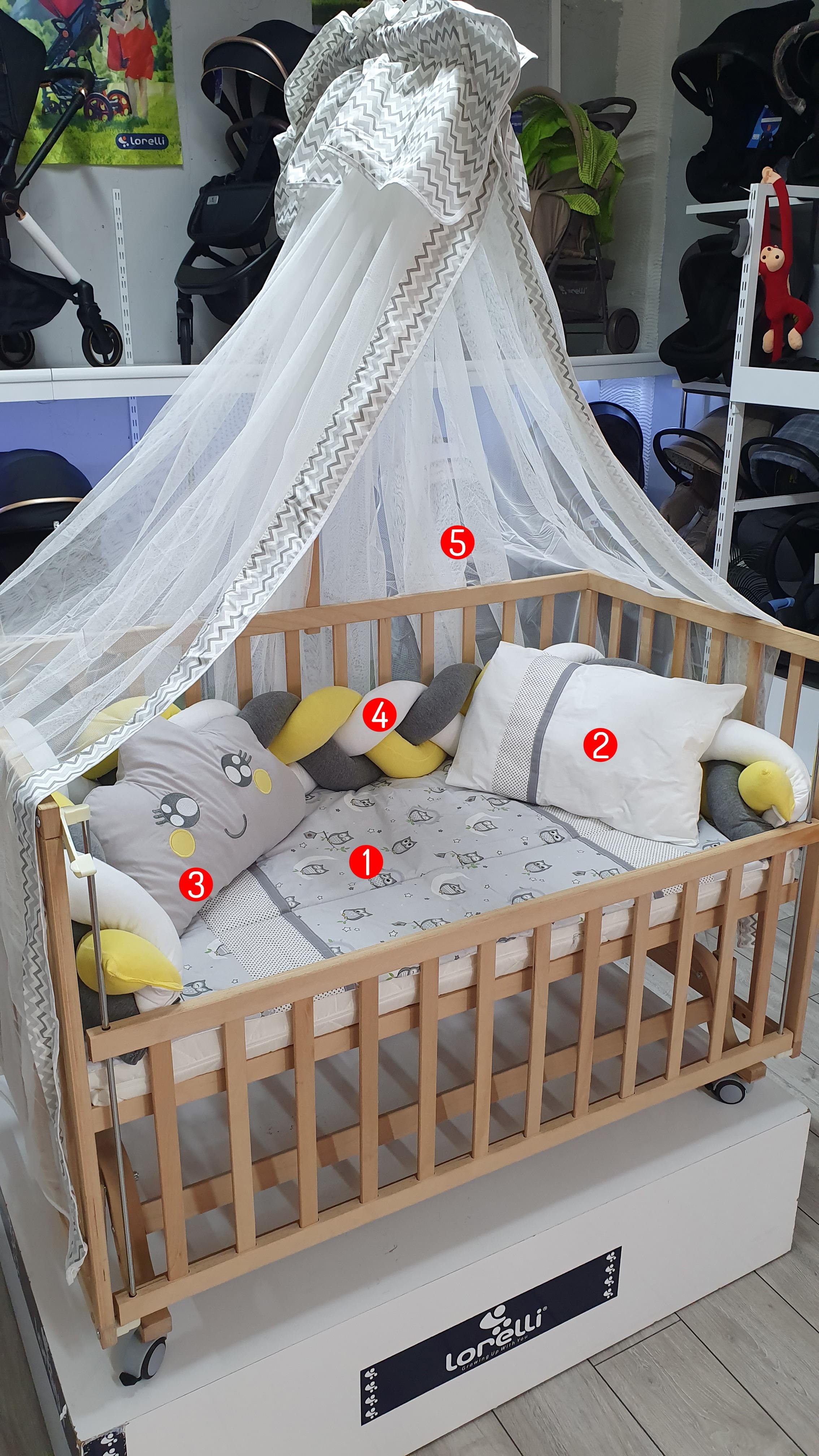 ABC Baby Baykuş Bebek Uyku Seti - Sarı Gri