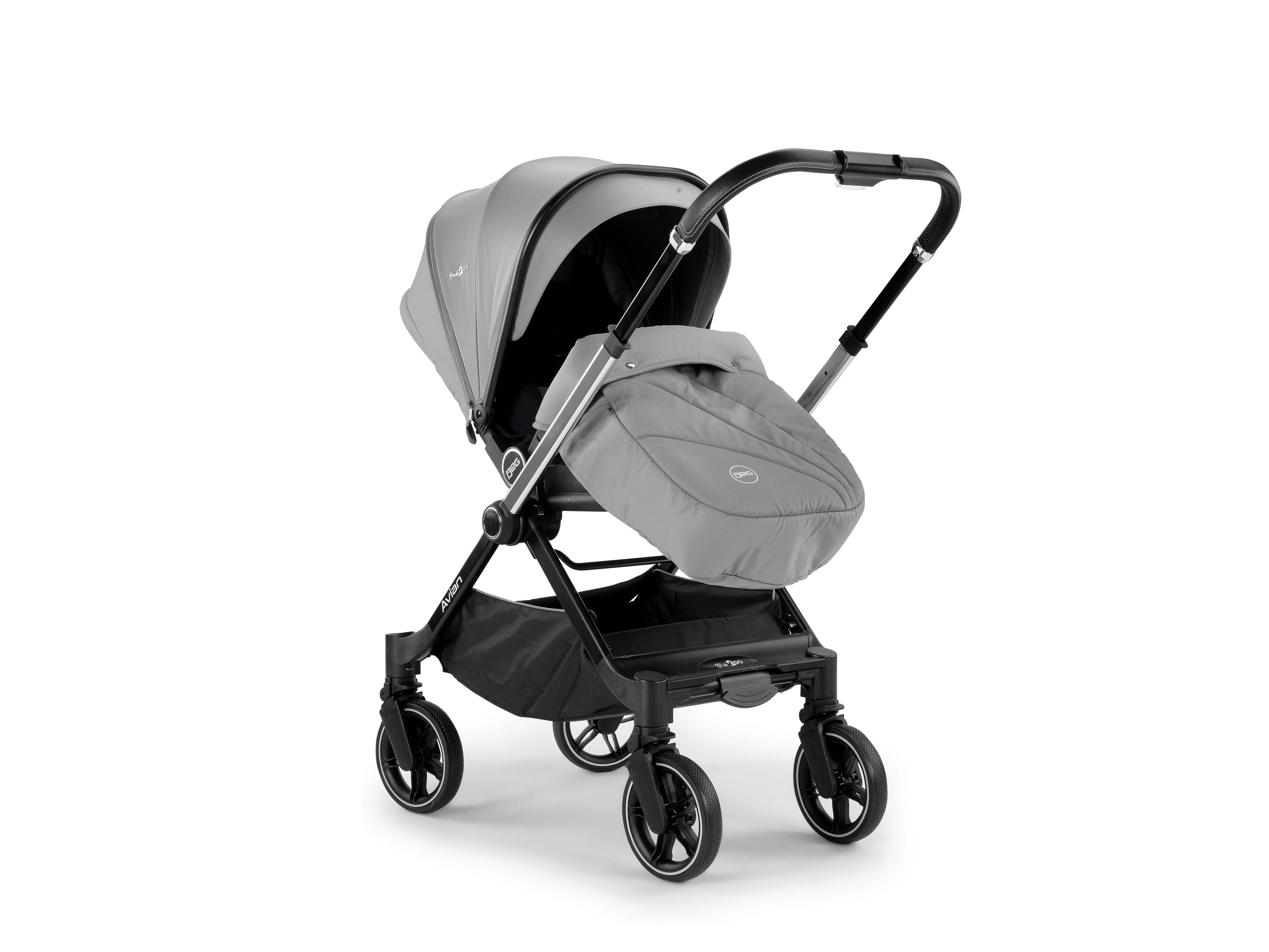 Baby2go Avian Akıllı  360 Teker Travel Sistem Bebek Arabası Siyah Yeni Ürün
