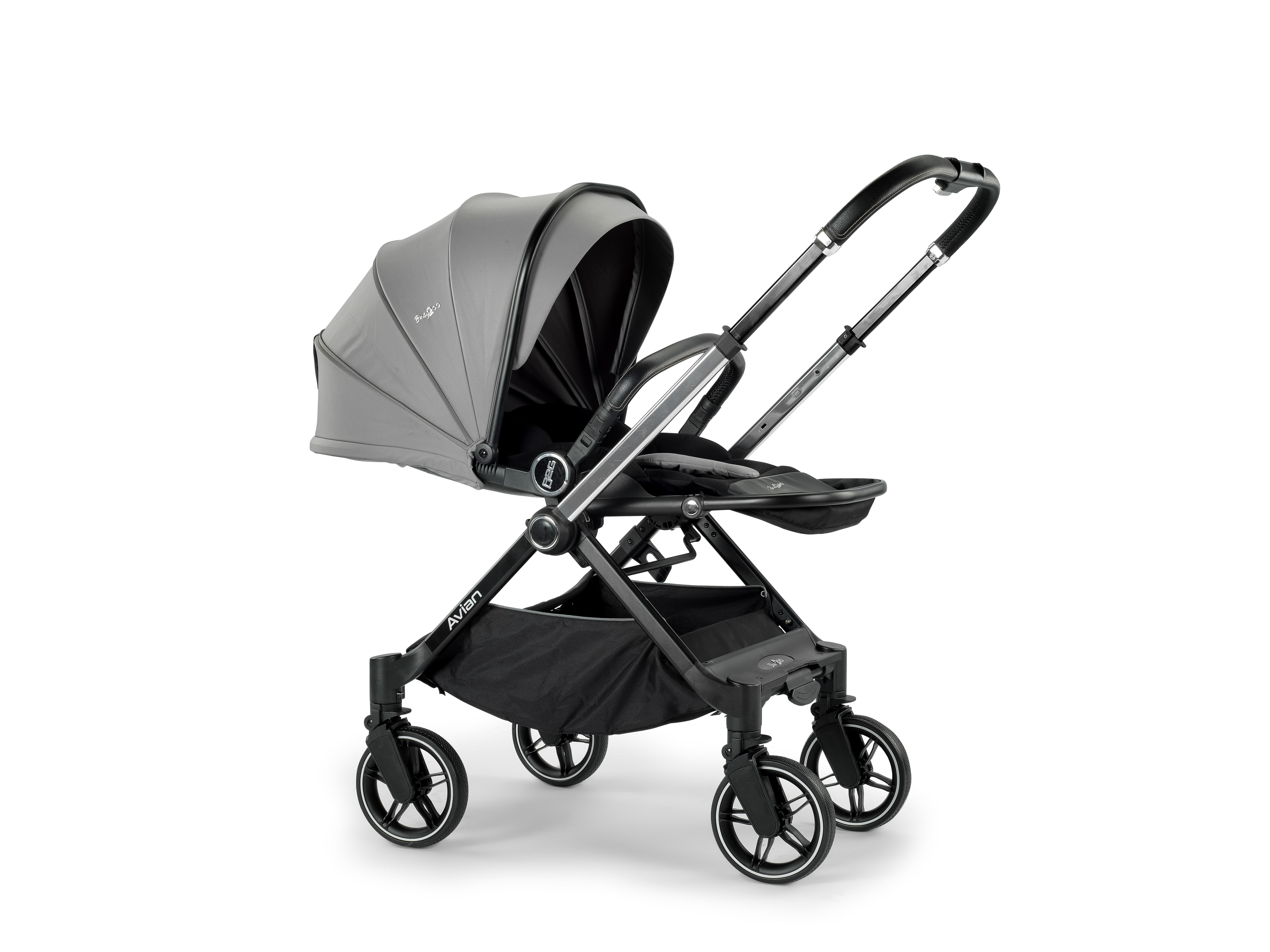 Baby2go Avian Akıllı  360 Teker Travel Sistem Bebek Arabası Siyah Yeni Ürün