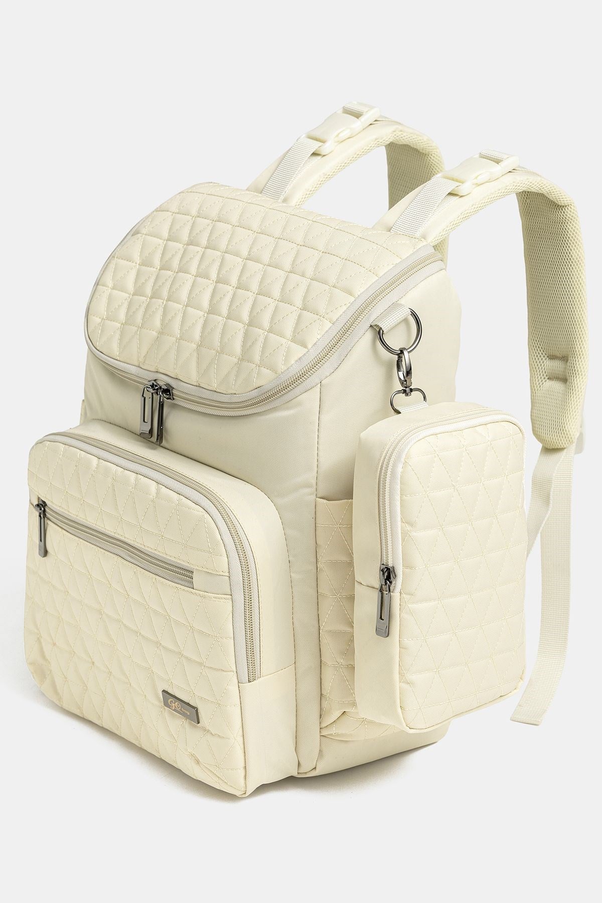 Baby2Go Go Bag Vıctorıa  Anne Bebek Bakım Çantası (Krem)