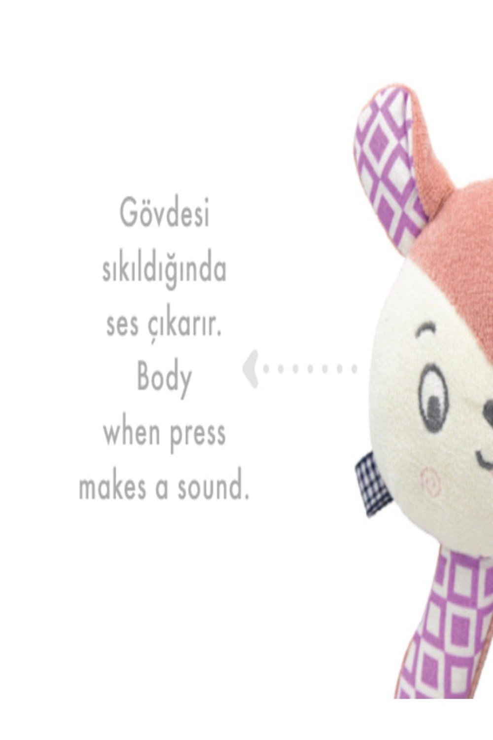 Babyjem Çıngıraklı Kedi Oyun Arkadaşım Pembe