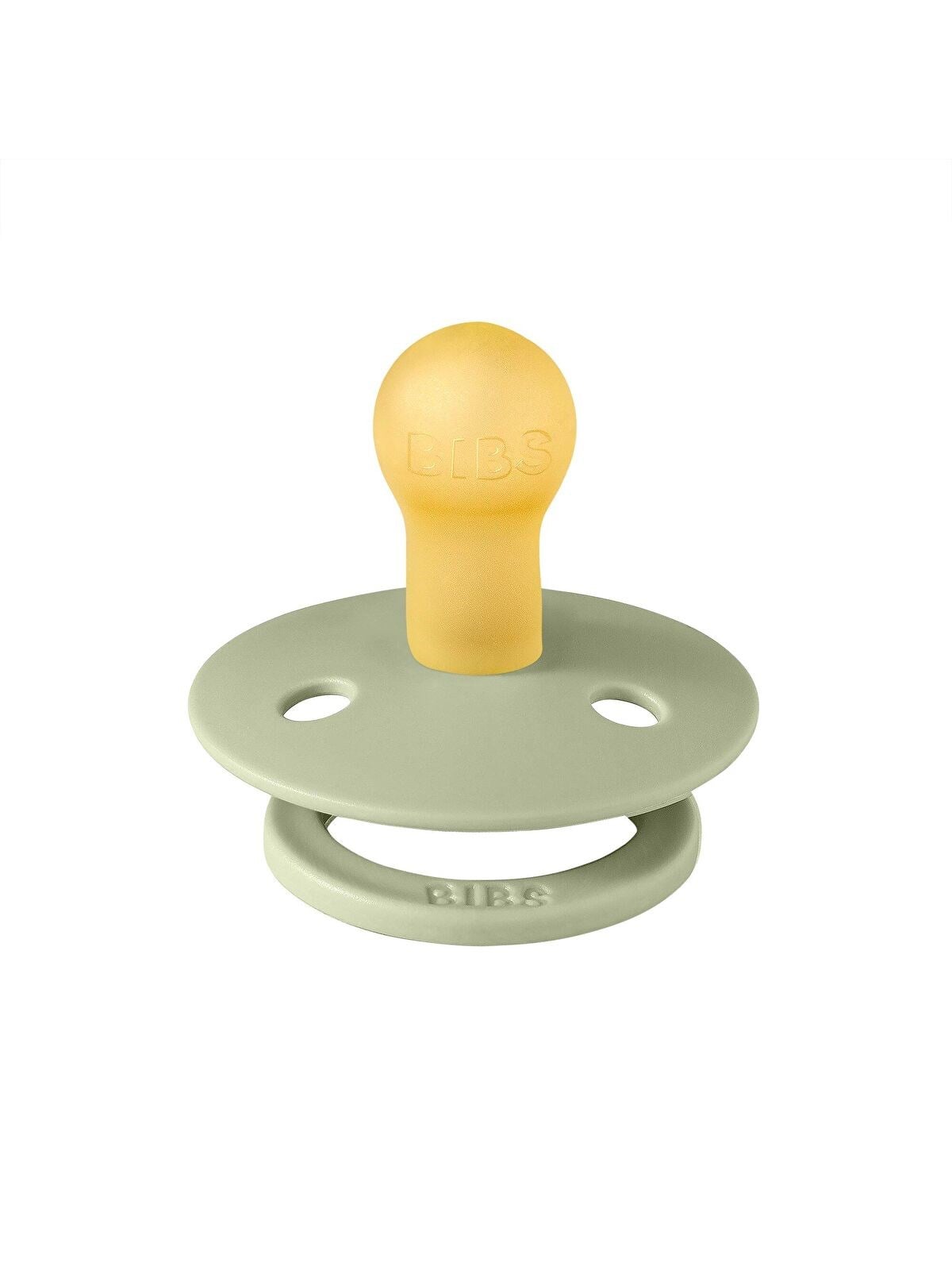 Bibs Studio Polka Small Emzik-Sage Iron 0-6 Ay