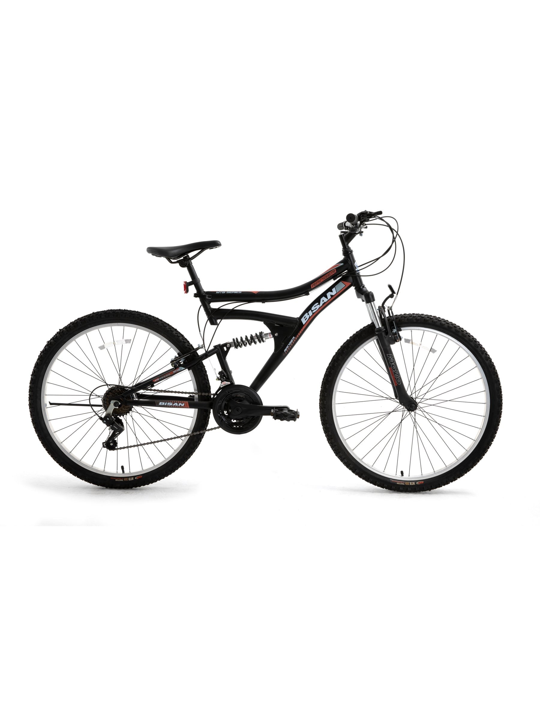 Bisan RANGER-25 Ürün Rengi: MAT SİYAH Kadro: 42 CM Vites: 3x7 VİTES Tekerlek: 26