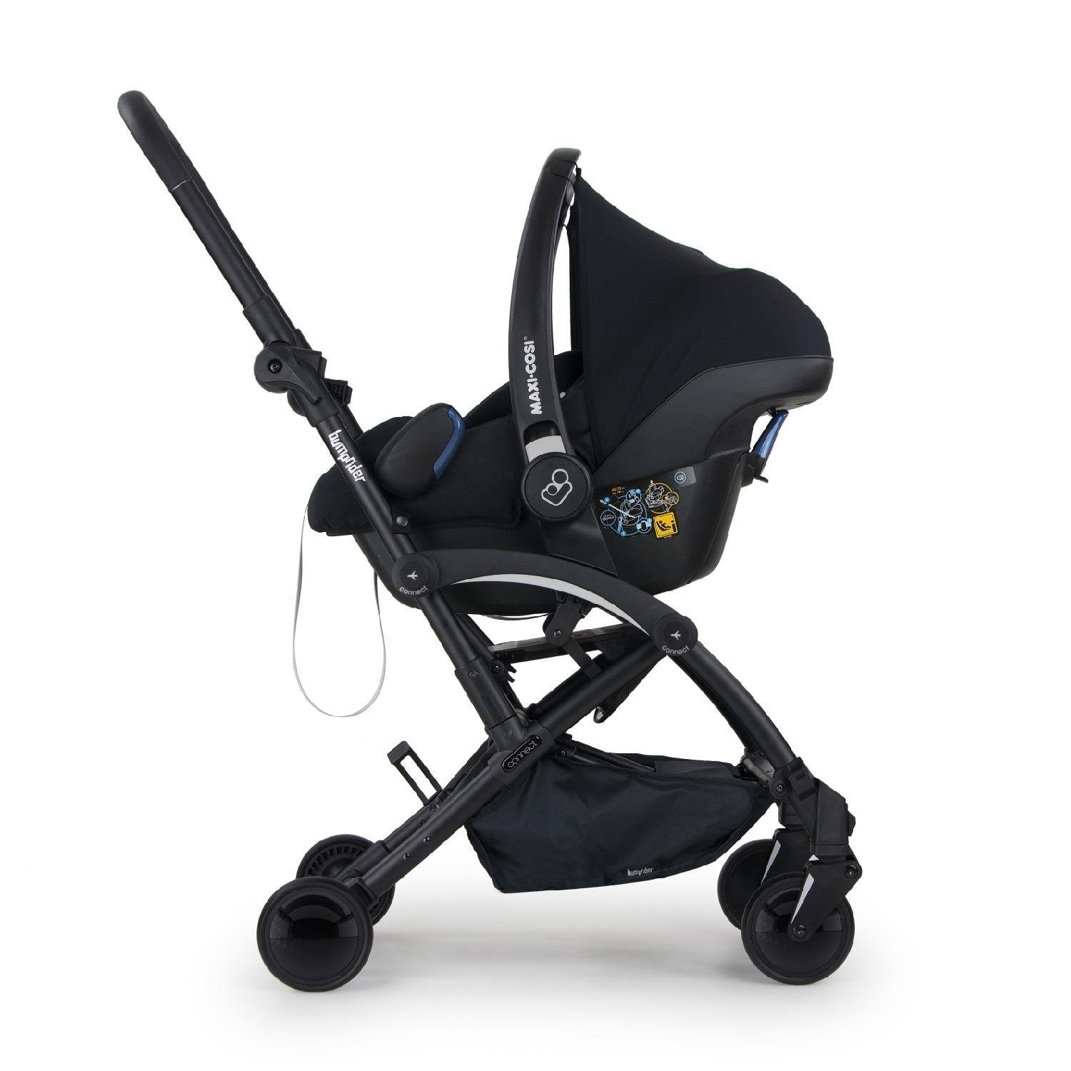 Bumprider Connect³ Bebek Arabası Black & Black ( Tek Araba )