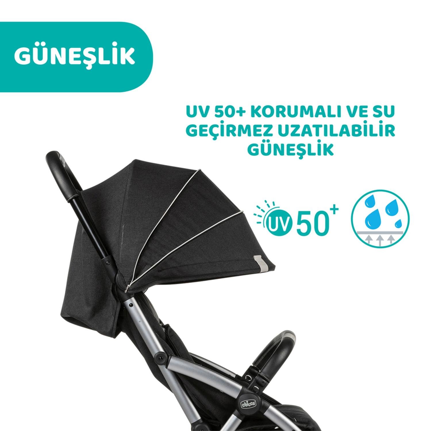 Chicco Goody Plus Bebek Arabası - Grey Mist