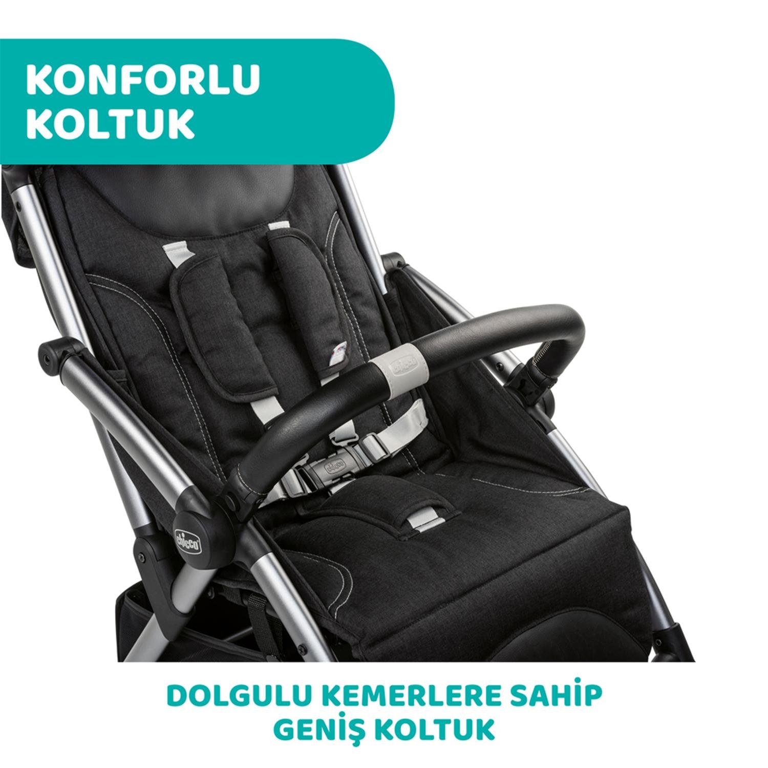 Chicco Goody Plus Bebek Arabası - Grey Mist
