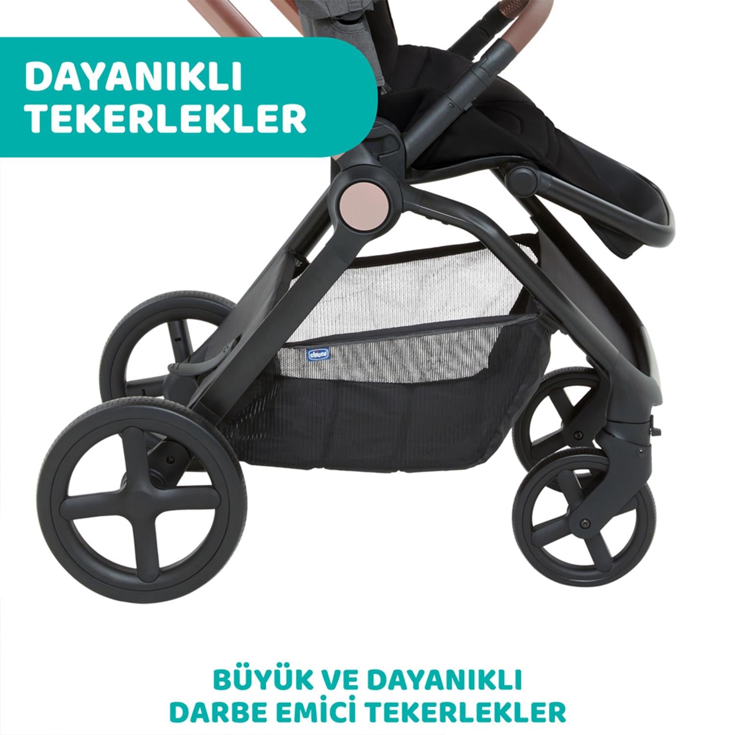 Chicco Mysa Bebek Arabası - Silver Grey