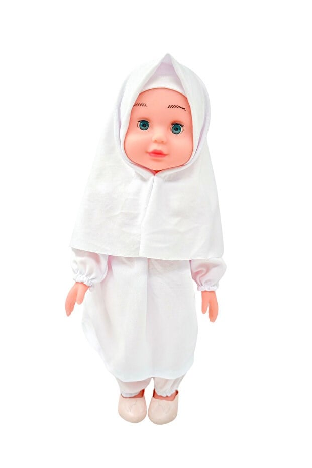 Global Toys Tesettürlü Meryem Bebek – 45 Cm  Yumuşak Kumaşlı Karma Renk