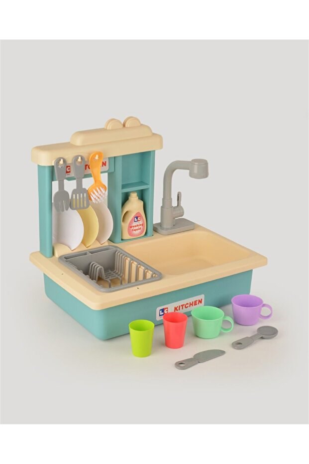 Let's Be Child LC İnteraktif Lavabo Seti - Turkuaz 36 m+ LC-30916-T