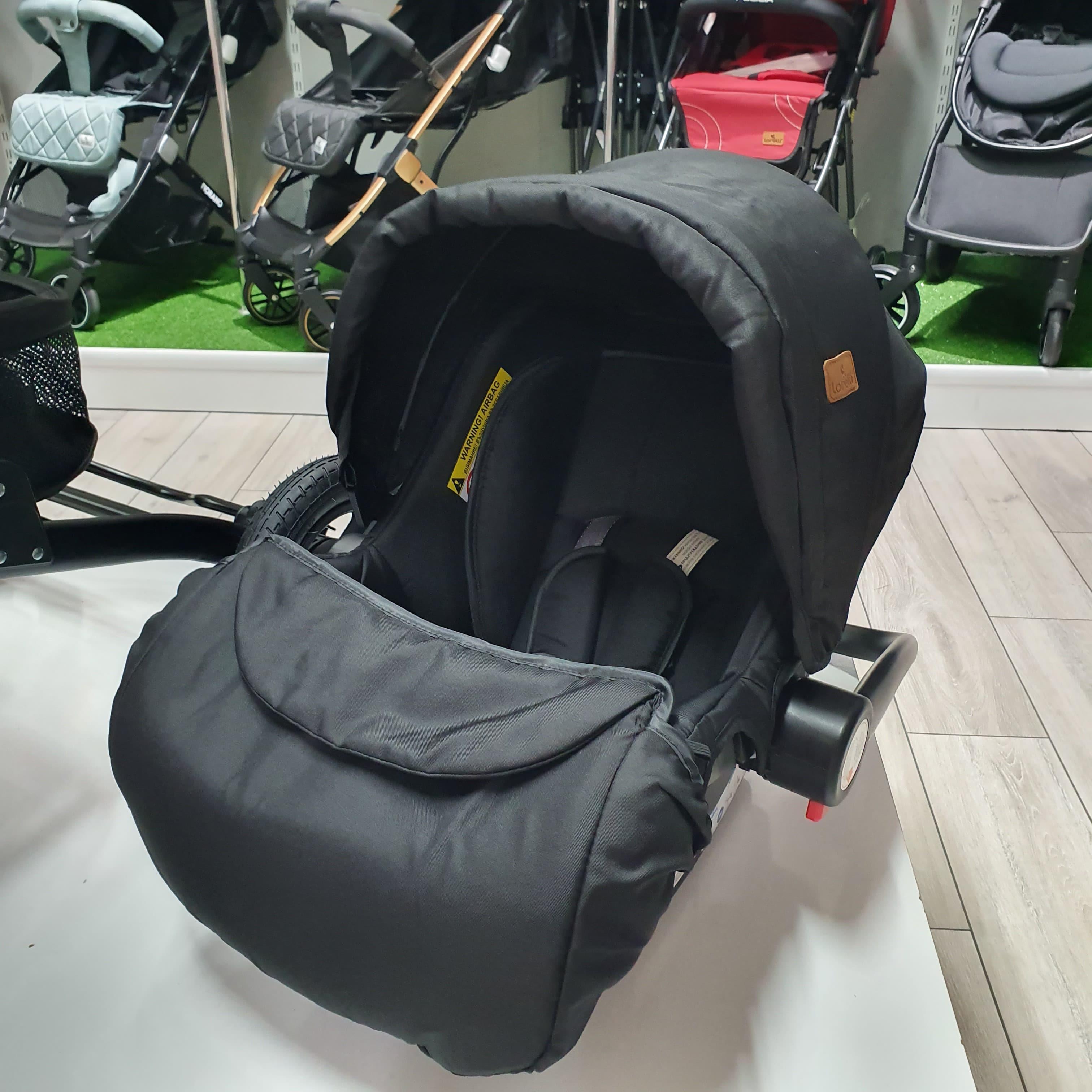 Lorelli Alba Çift Yönlü Amortisörlü Travel Sistem Bebek Arabası - Siyah (Outlet)