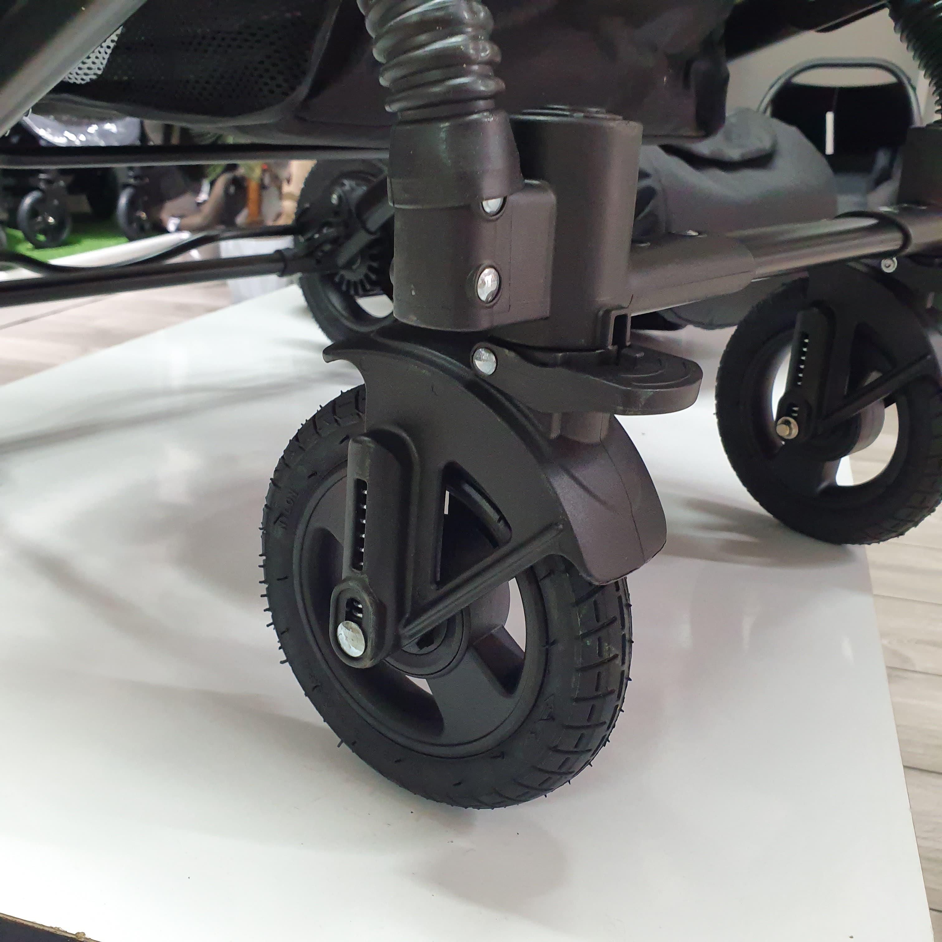 Lorelli Alba Çift Yönlü Amortisörlü Travel Sistem Bebek Arabası - Siyah (Outlet)