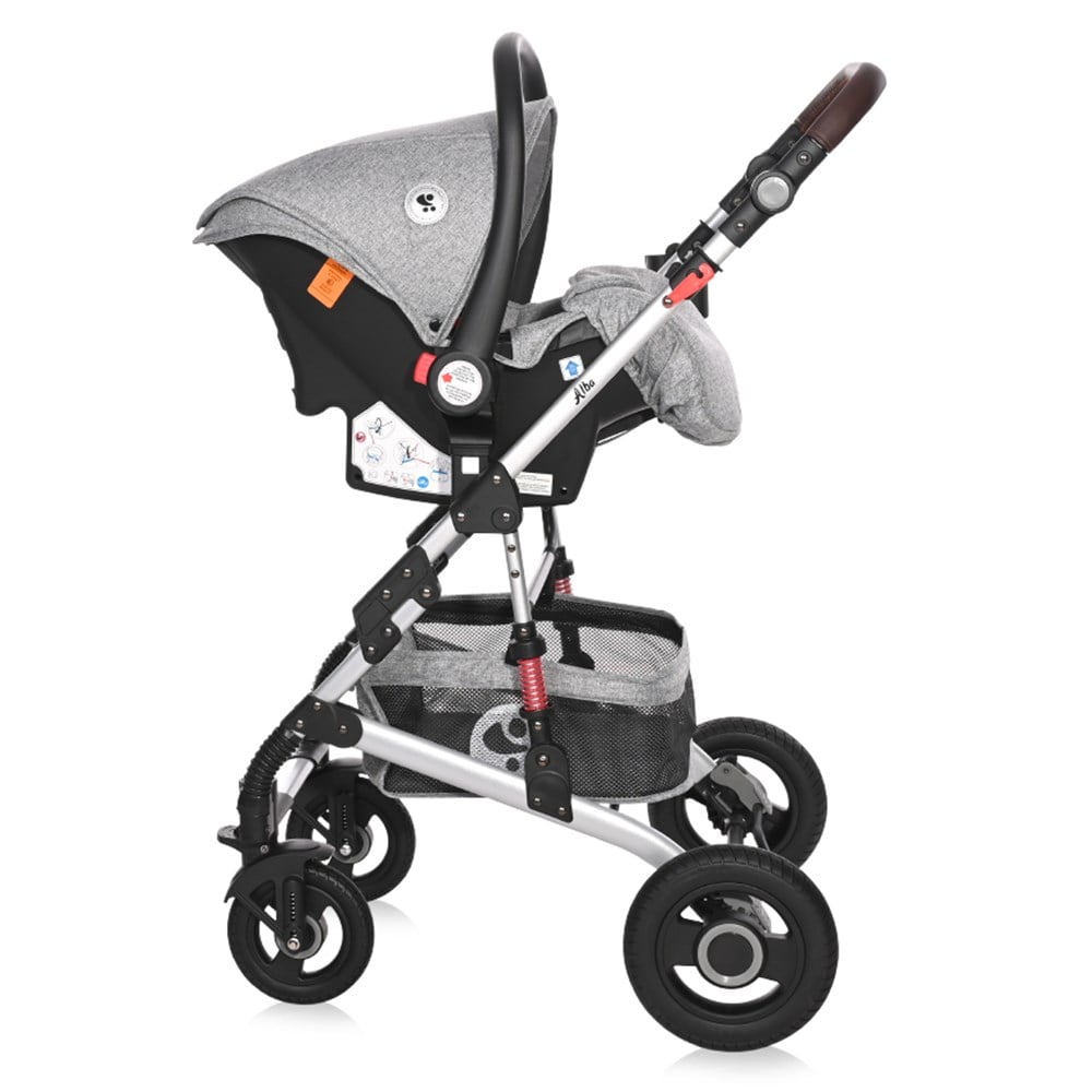 Lorelli Alba Premium Set Travel Sistem Bebek Arabası - Opaline Grey