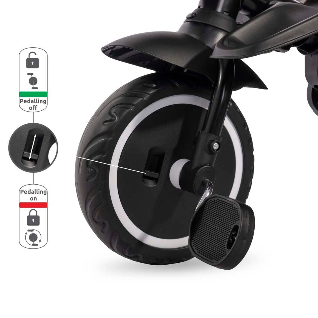 Lorelli Freccia Katlanabilir Çift Yönlü Üç Tekerlekli Bisiklet -Beige Black