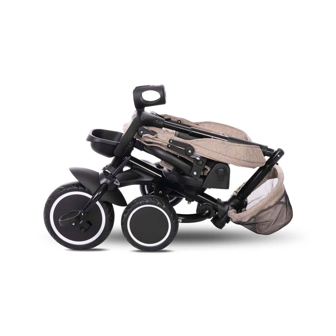 Lorelli Freccia Katlanabilir Çift Yönlü Üç Tekerlekli Bisiklet -Beige Black