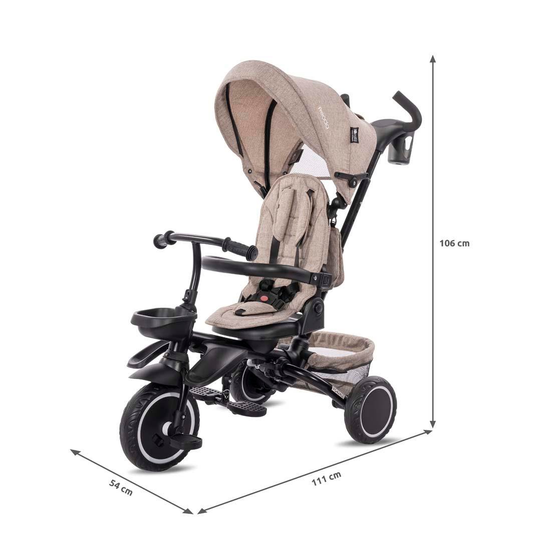 Lorelli Freccia Katlanabilir Çift Yönlü Üç Tekerlekli Bisiklet -Black Green