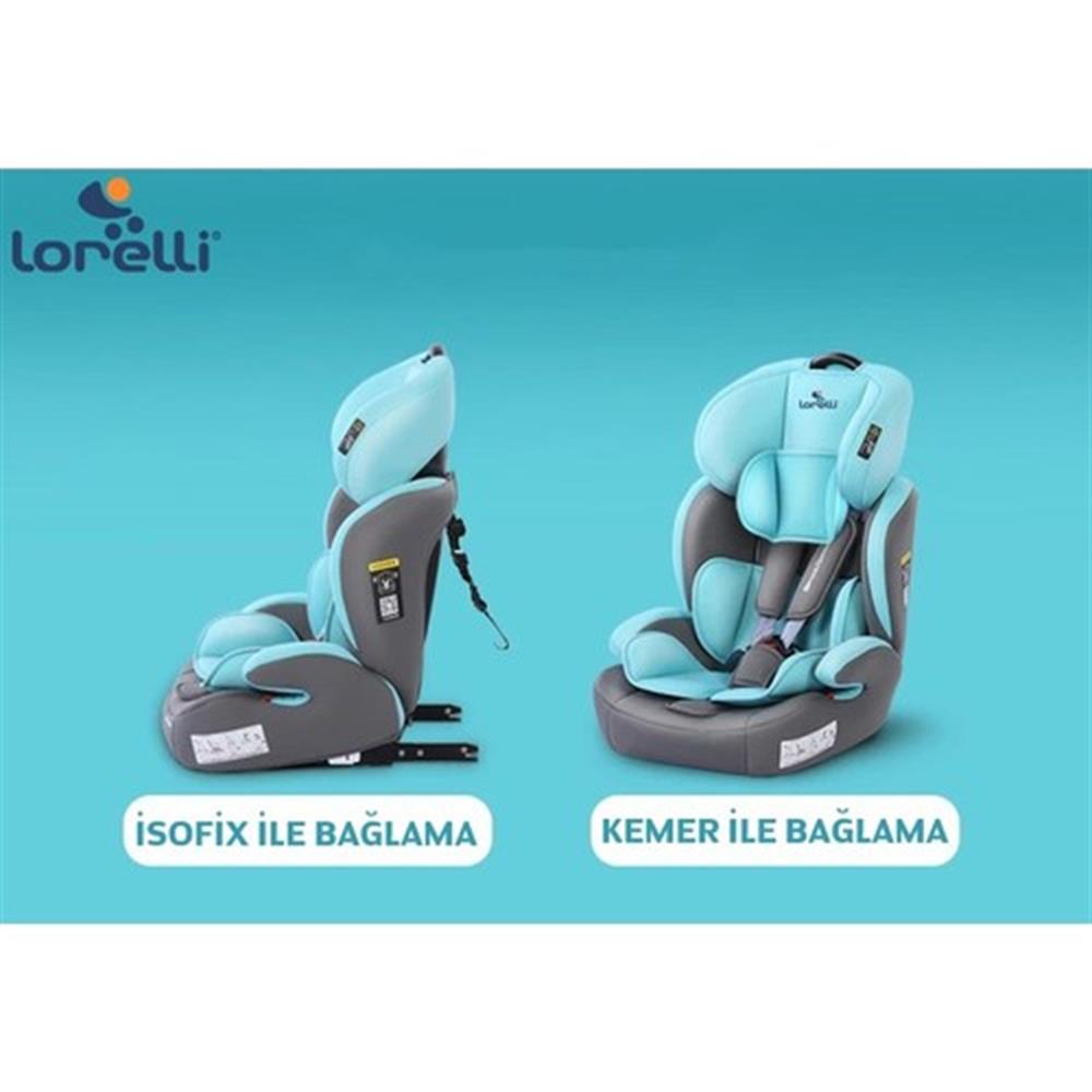 Lorelli Iris 9-36 kg Isofixli Bebek Çocuk Oto Koltuğu - Bordo (Teşhir Ürün)
