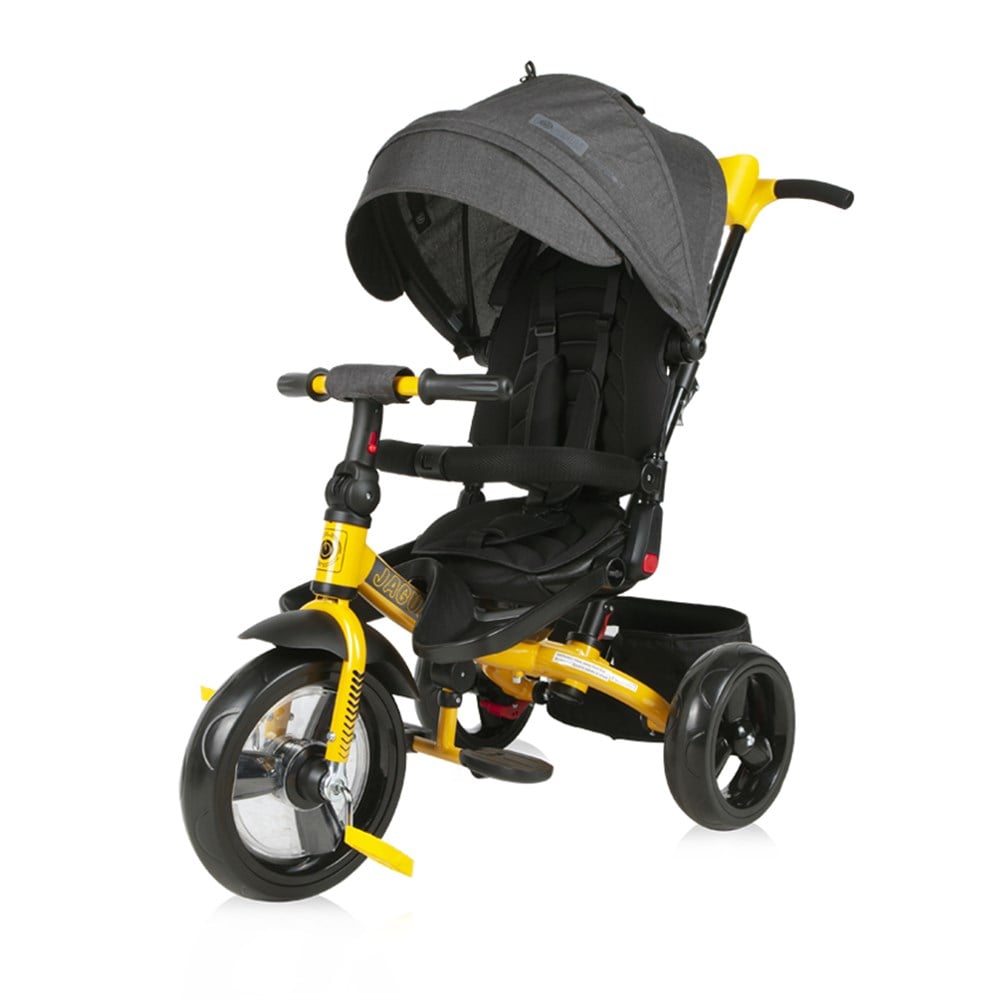 Lorelli Jaguar 360° Dönebilen Üç Tekerlekli Bisiklet - Black&Yellow