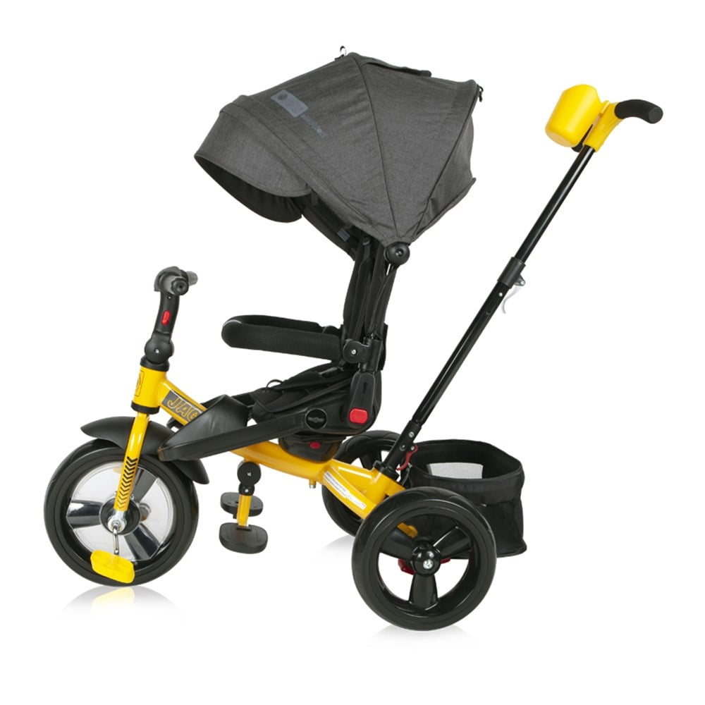 Lorelli Jaguar 360° Dönebilen Üç Tekerlekli Bisiklet - Black&Yellow