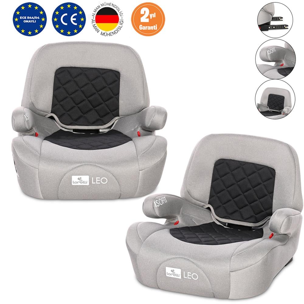 Lorelli Leo Isofit 22-36 KG Oto Koltuğu & Yükseltici – Gri